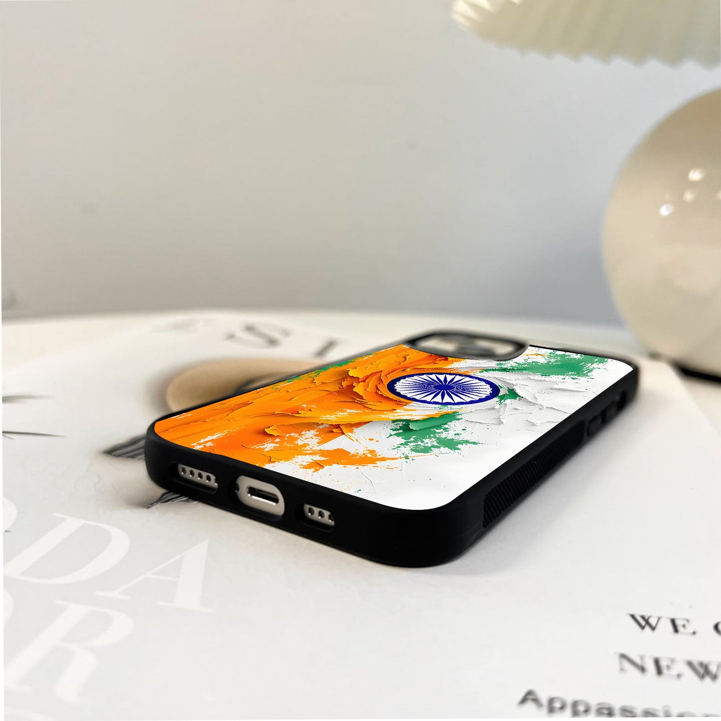 Textured Tricolor Pride Glass Case