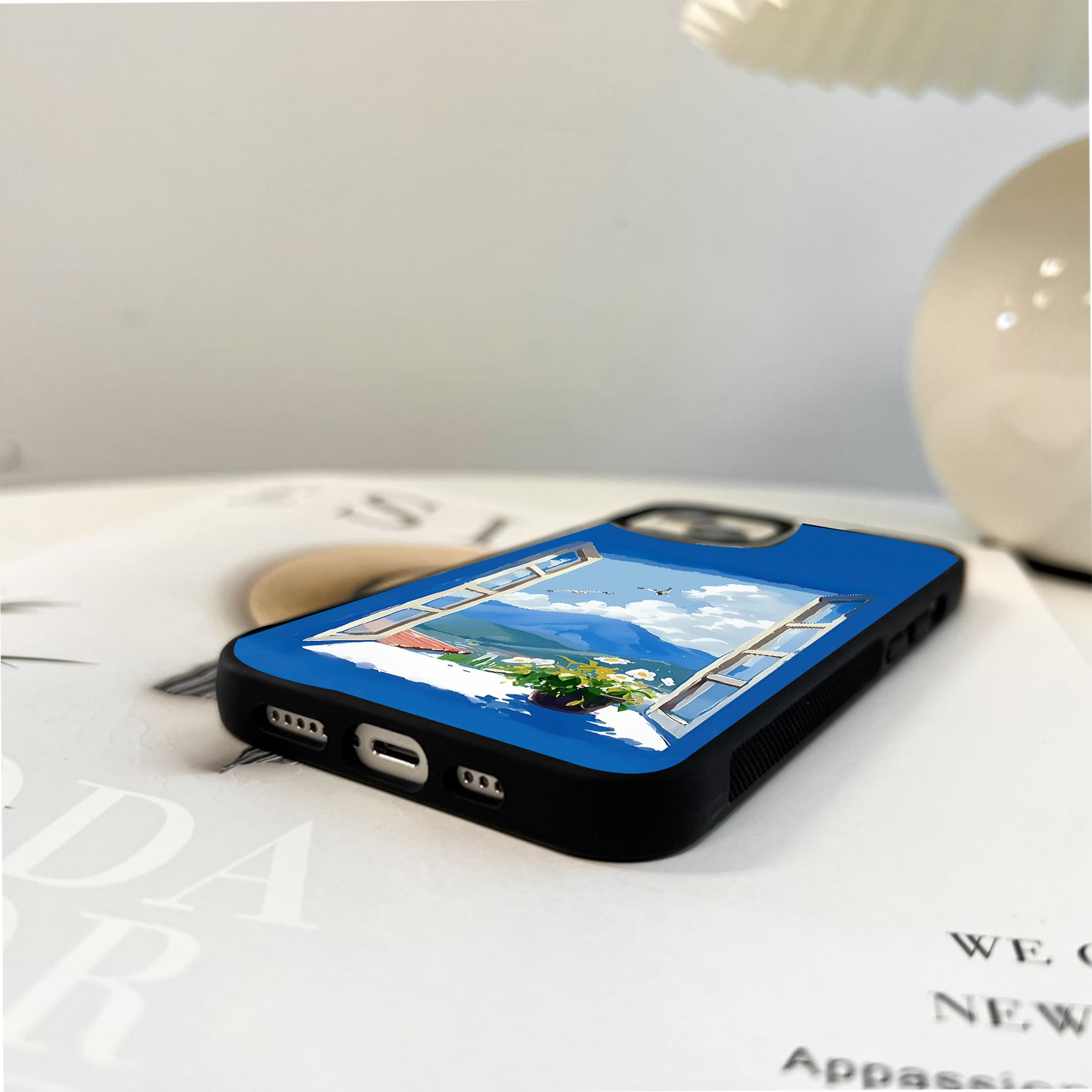 Window Mountain View Glass Case