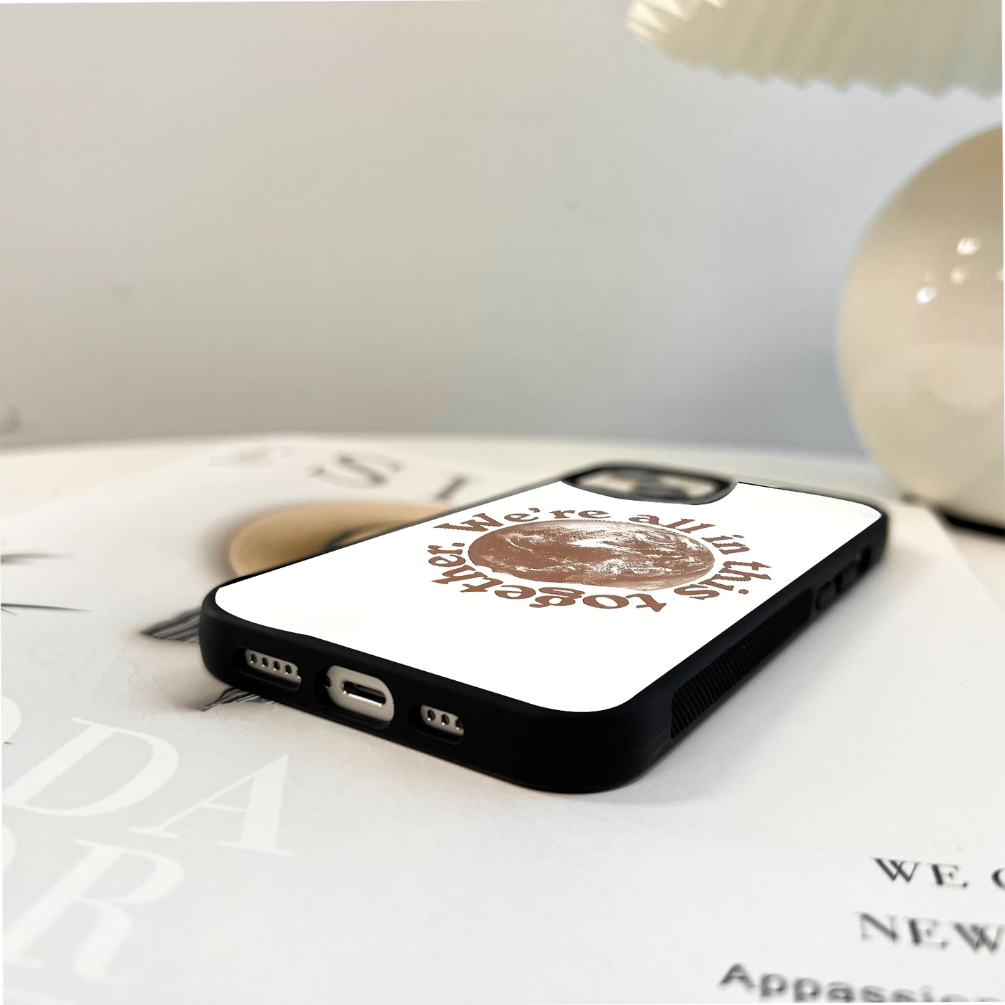 Were All In This Togethre Quotes Glass Case