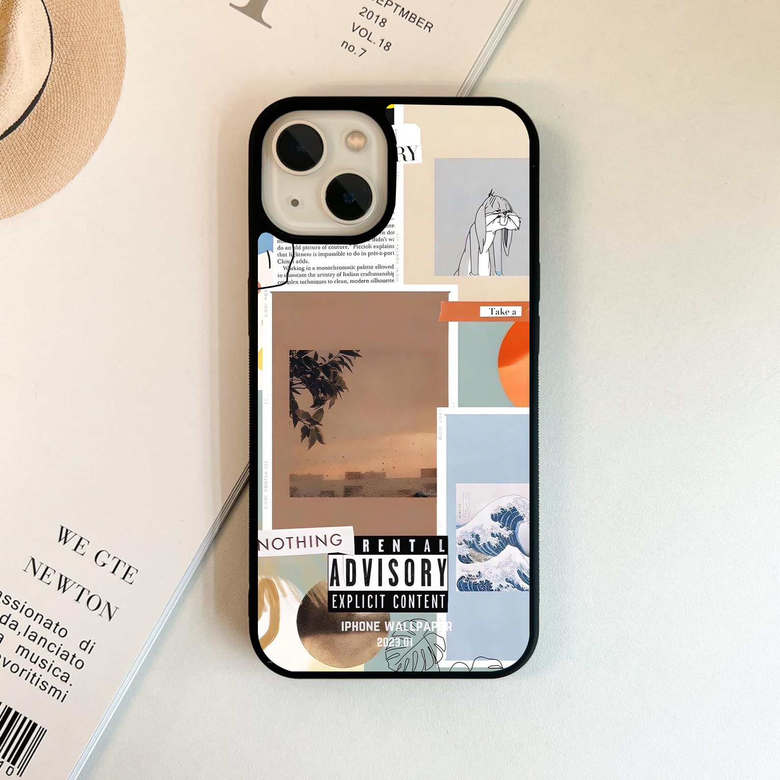 Polaroid Wallpaper Phone Artsy Polaroid Vibes Glass Case