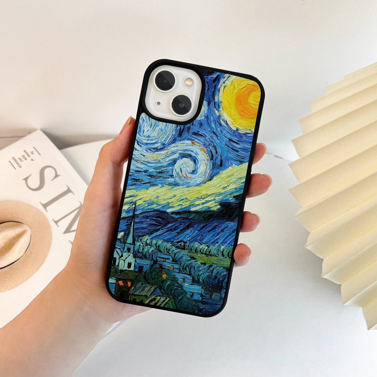 Van Gogh Art Glass Case