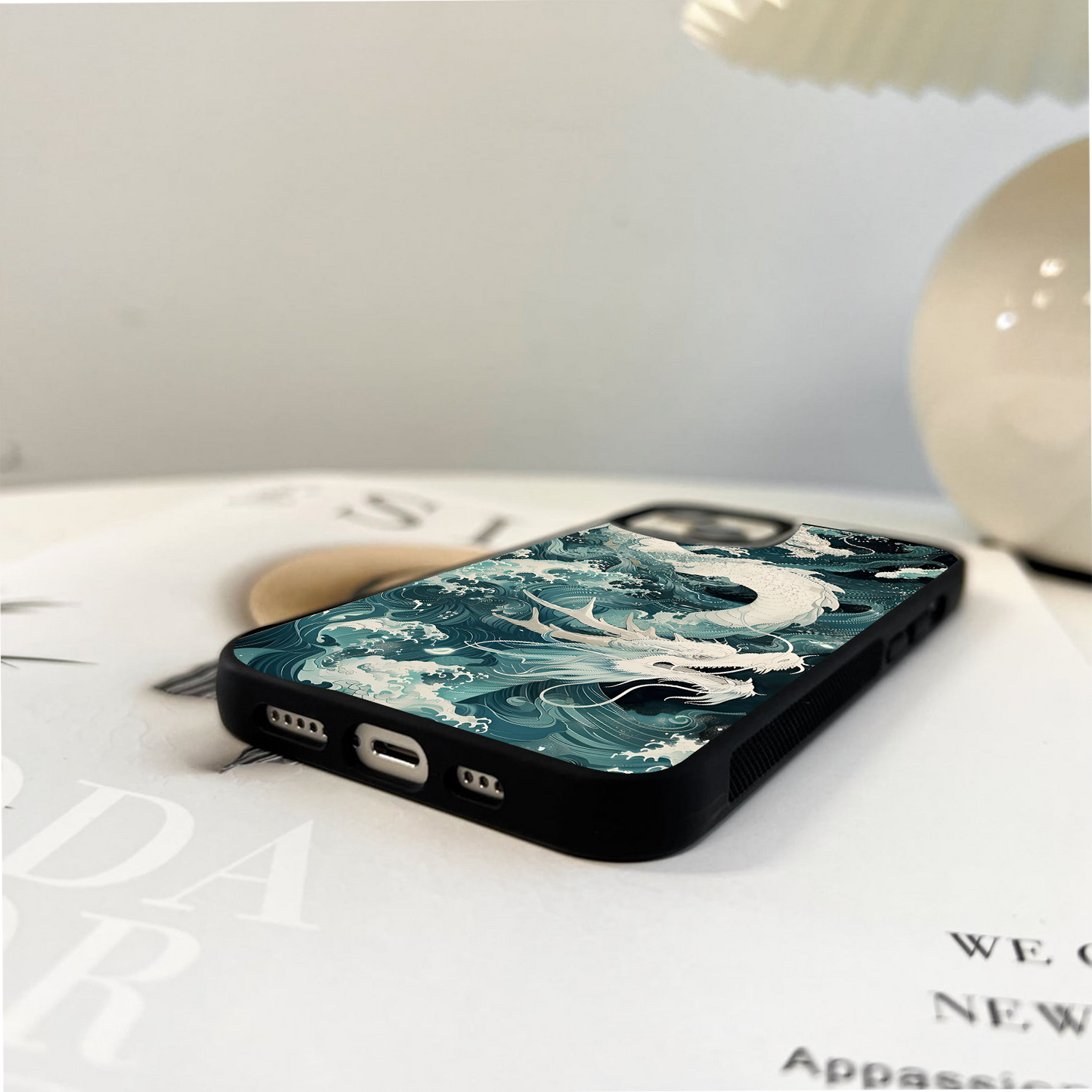 Aqua Dragon Surge Glass Case