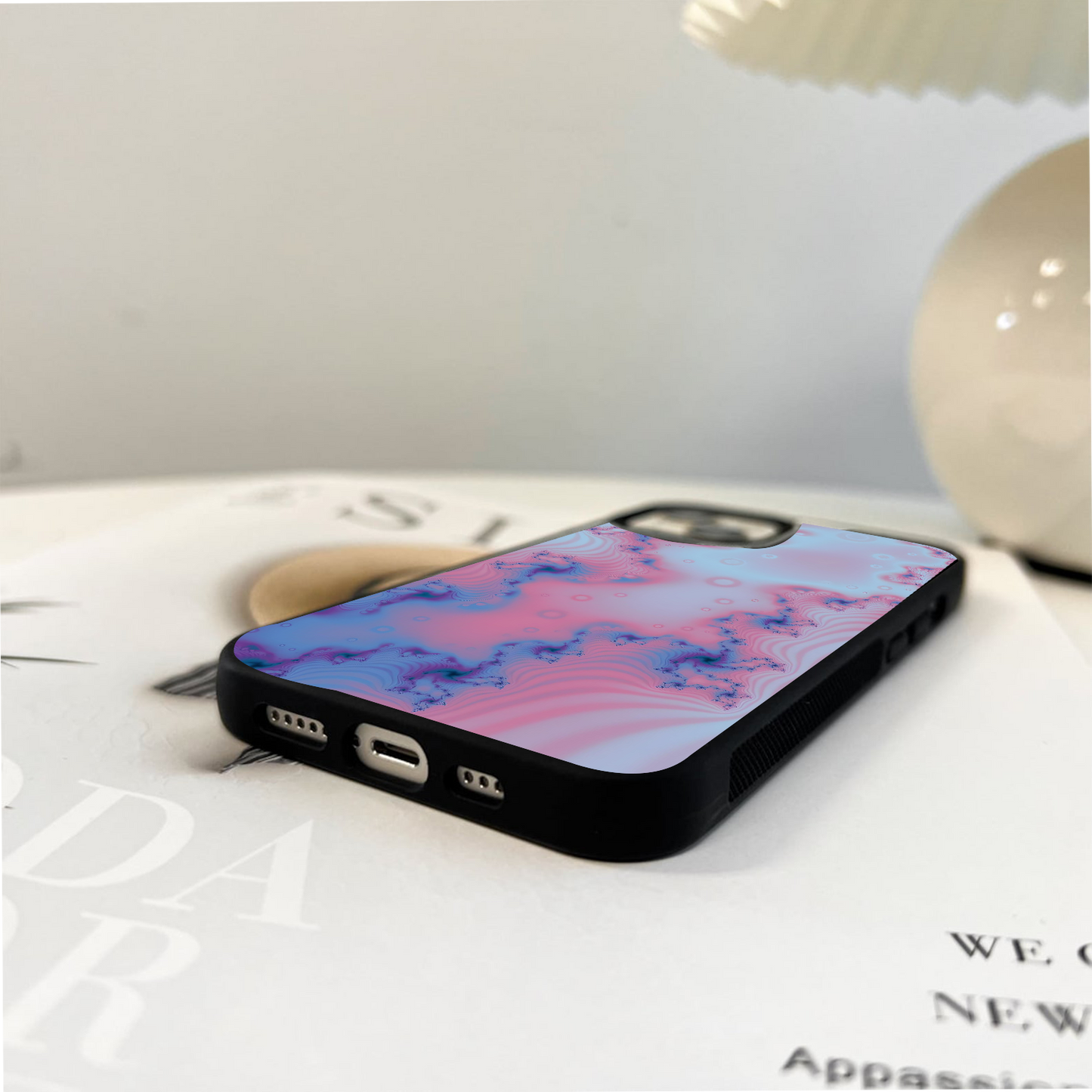 Cotton Candy Glow Glass Case