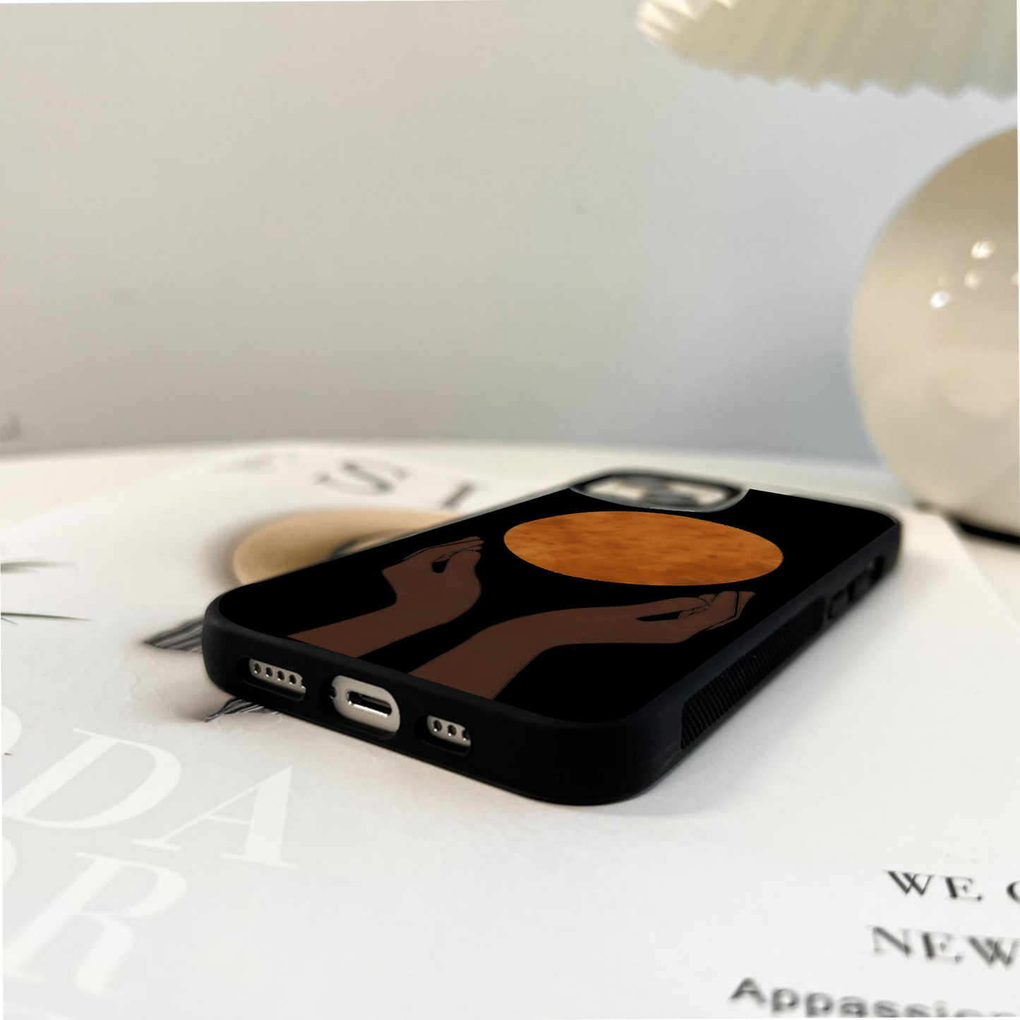 Hands Holding Sun Glass Case