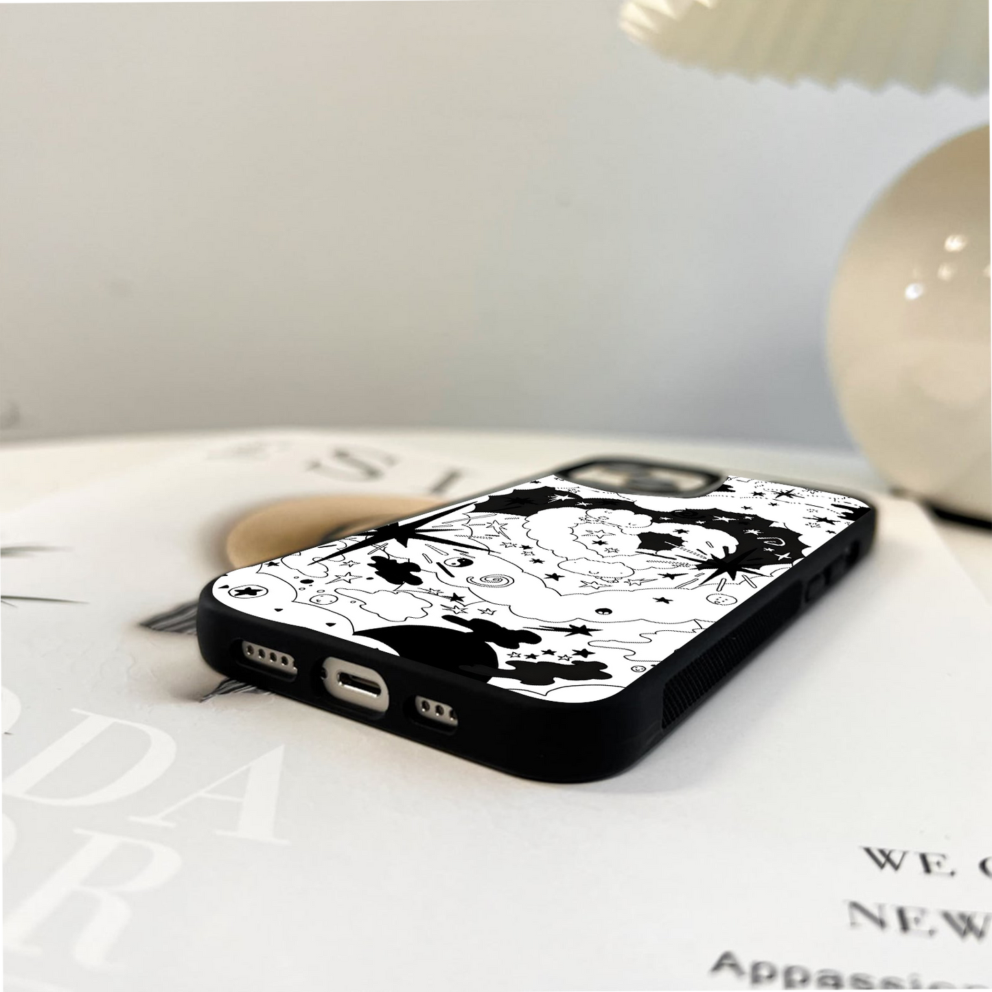 Cosmic Doodleverse Glass Case