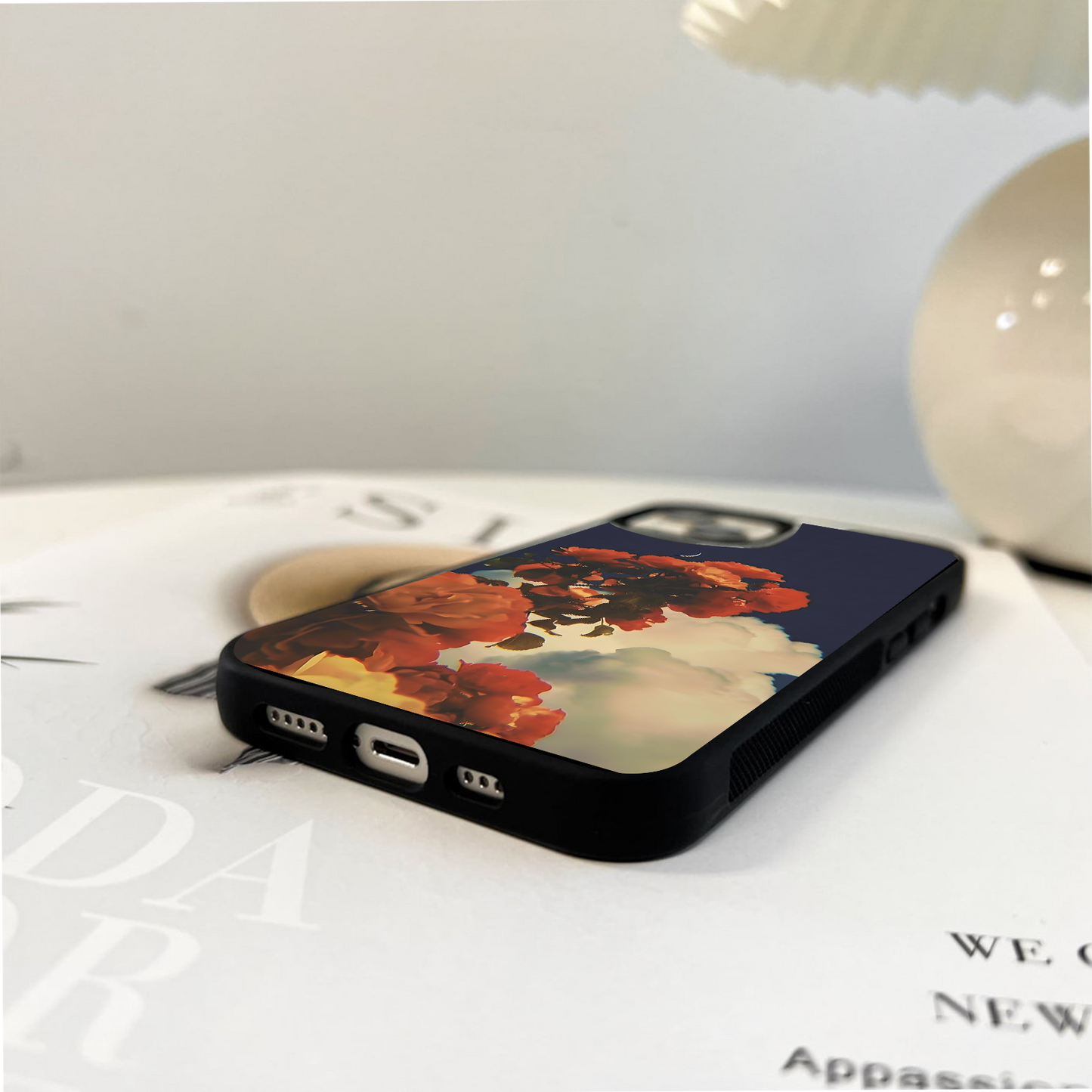 Dreamy Flower Haze Glass Case