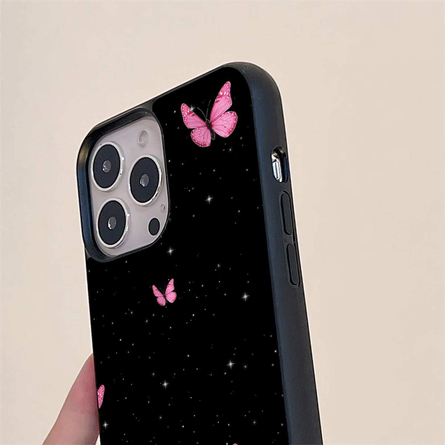 Blinking Butterfly Glass Case