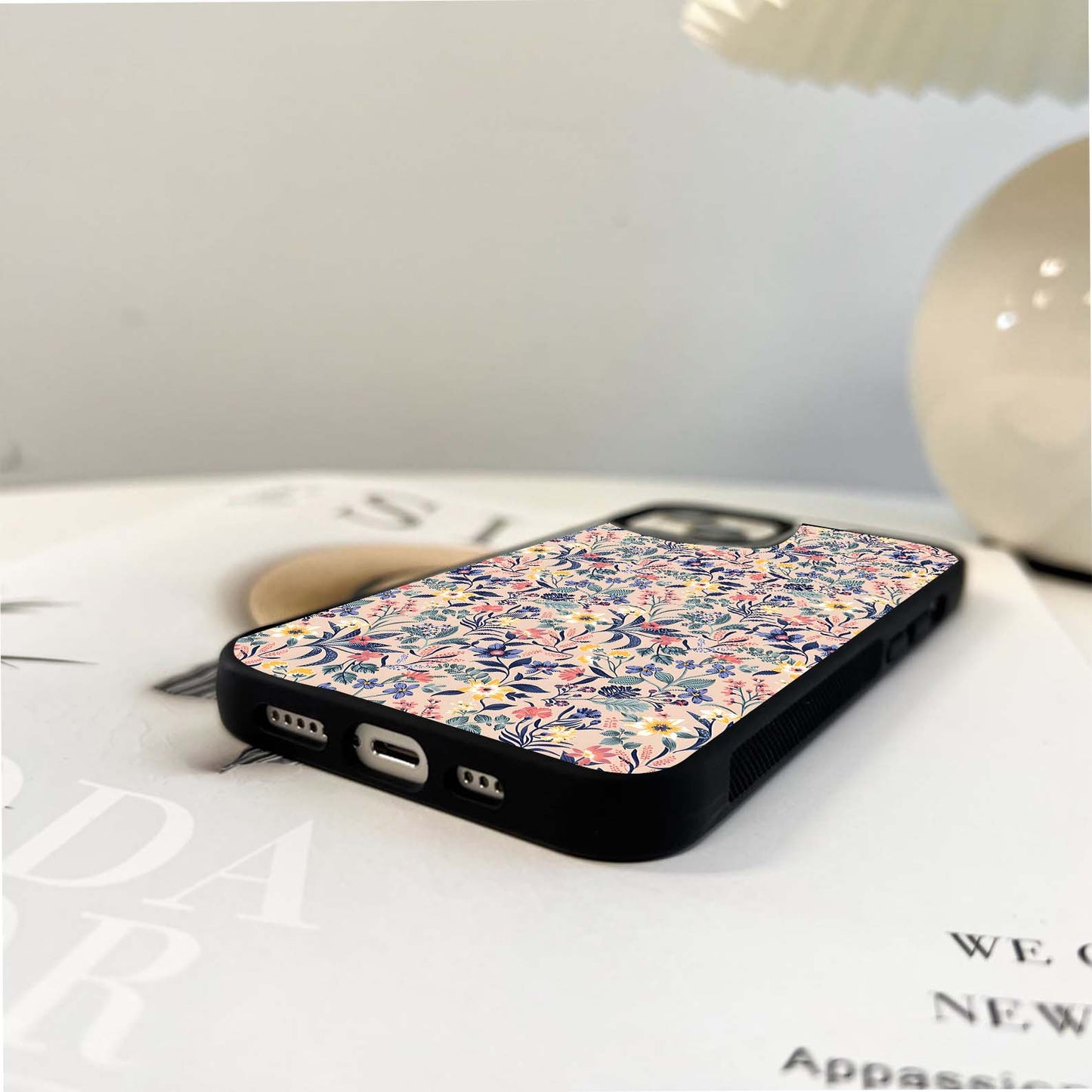 Botanical Garden Whimsy Glass Case