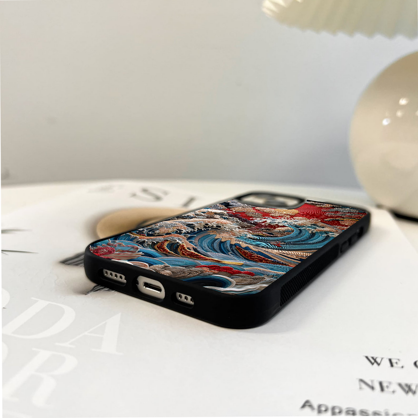 Eternal Wave Rise Glass Case