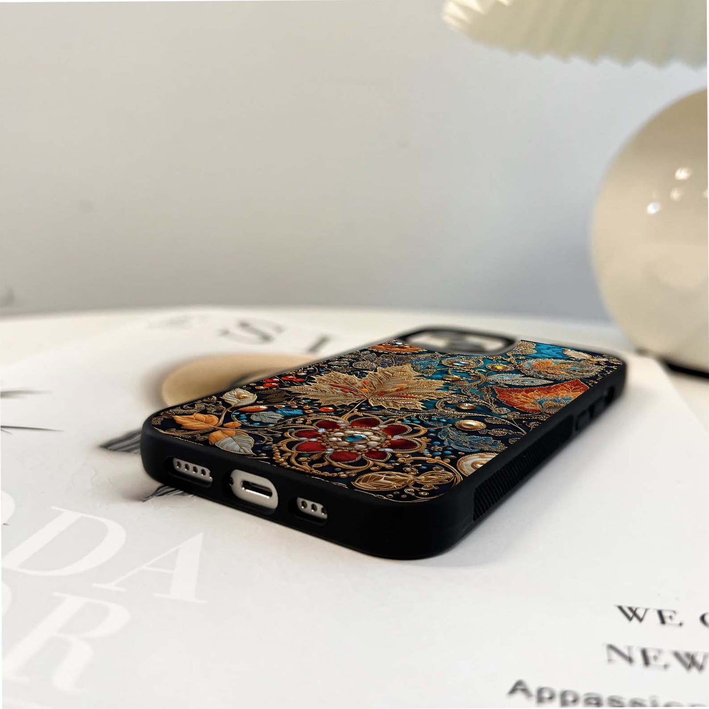 Royal Jewel Garden Glass Case