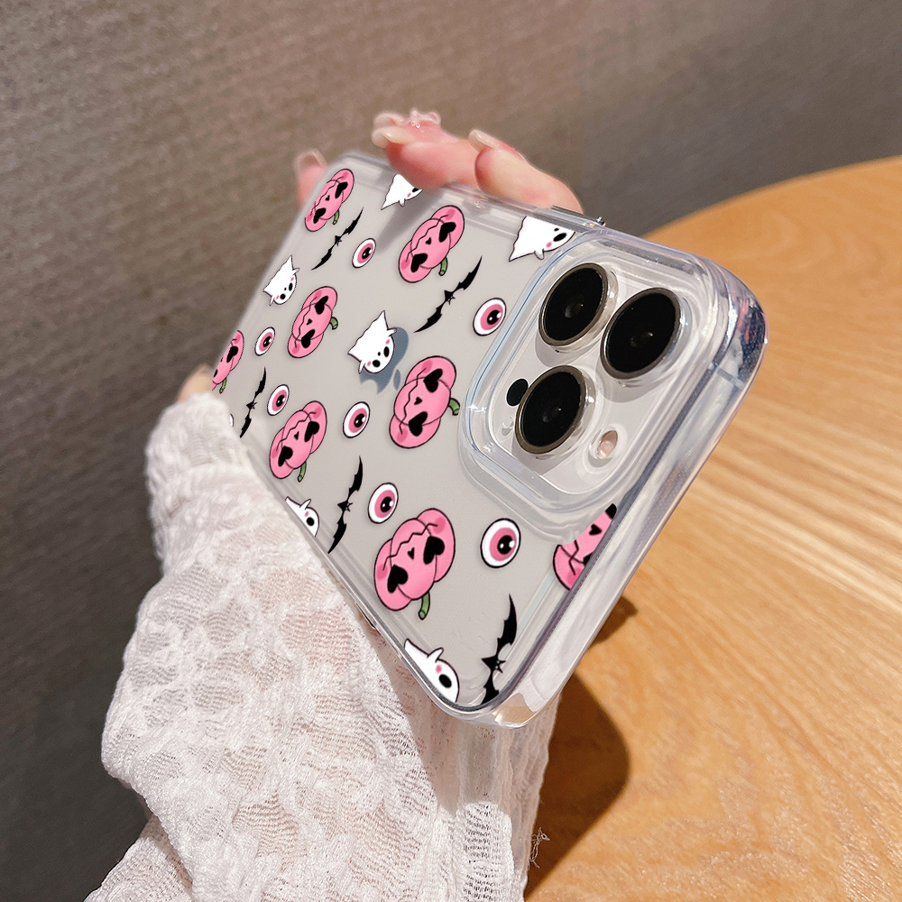Girly Spooky Aesthetic Clear Silicon Cover