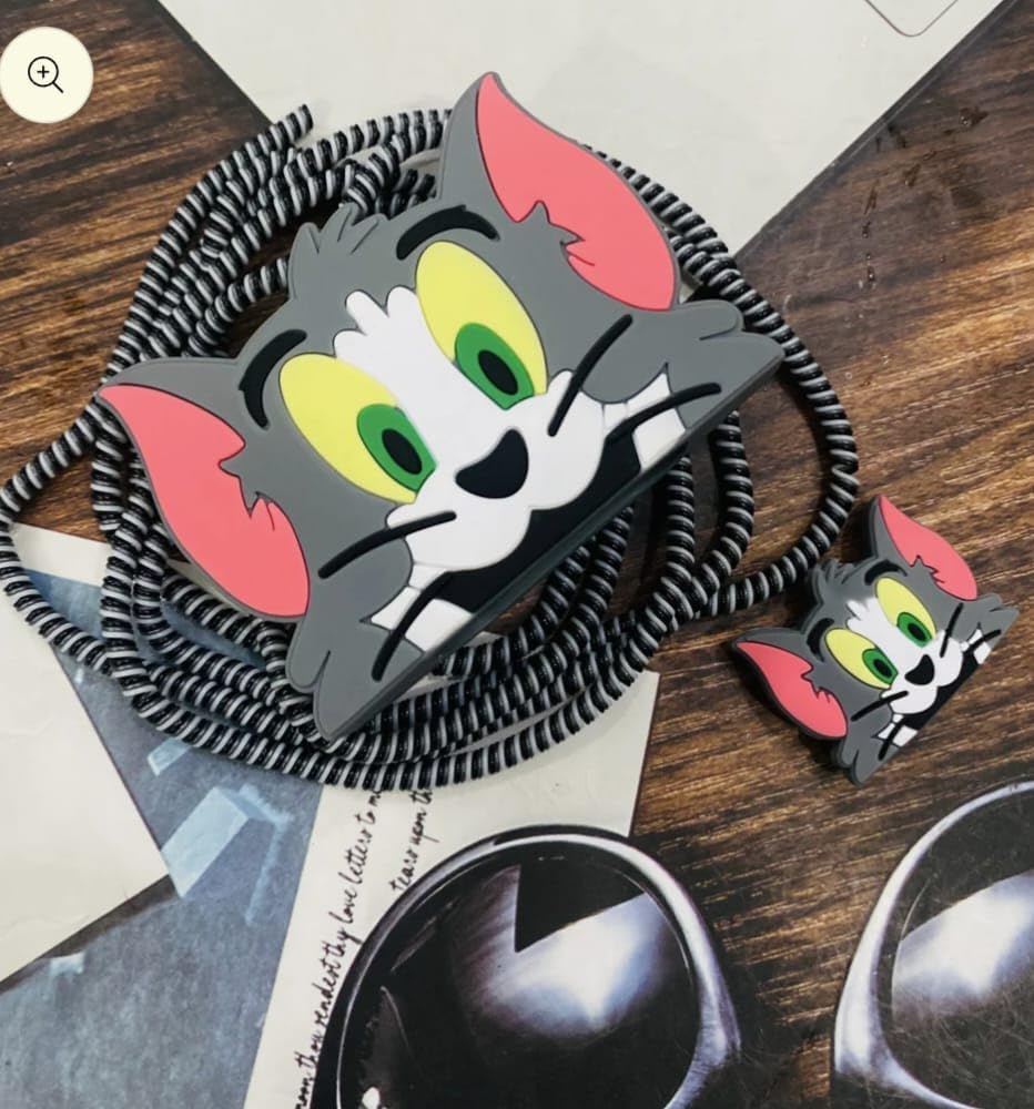 Tom Silicon Apple iPhone Charger Case | Lightning Charger/Cable Protector Cover for iPhone Charger-