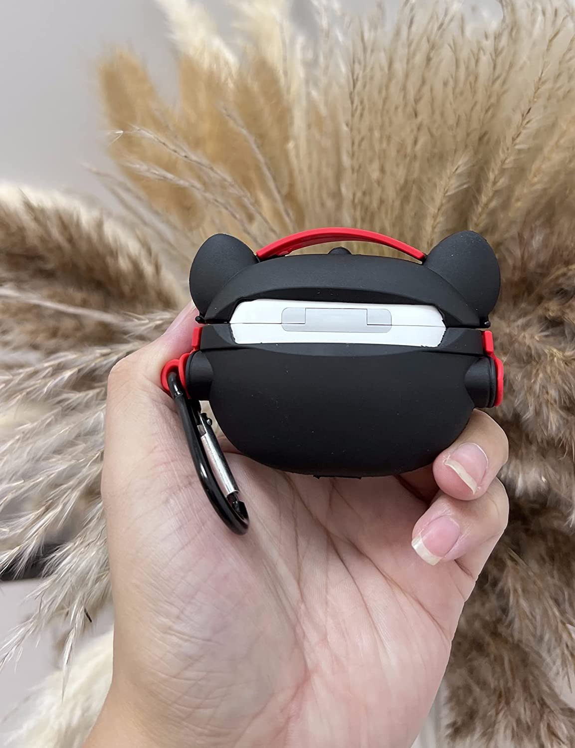 RED DJ BULL DOG SILICONE AIRPODS CASE COVER FOR AIRPODS PRO 2