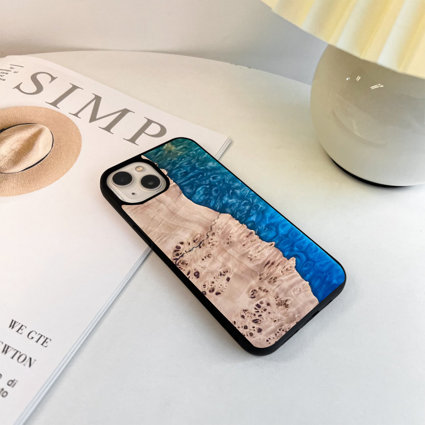 Ocean Meets Earth Glass Case