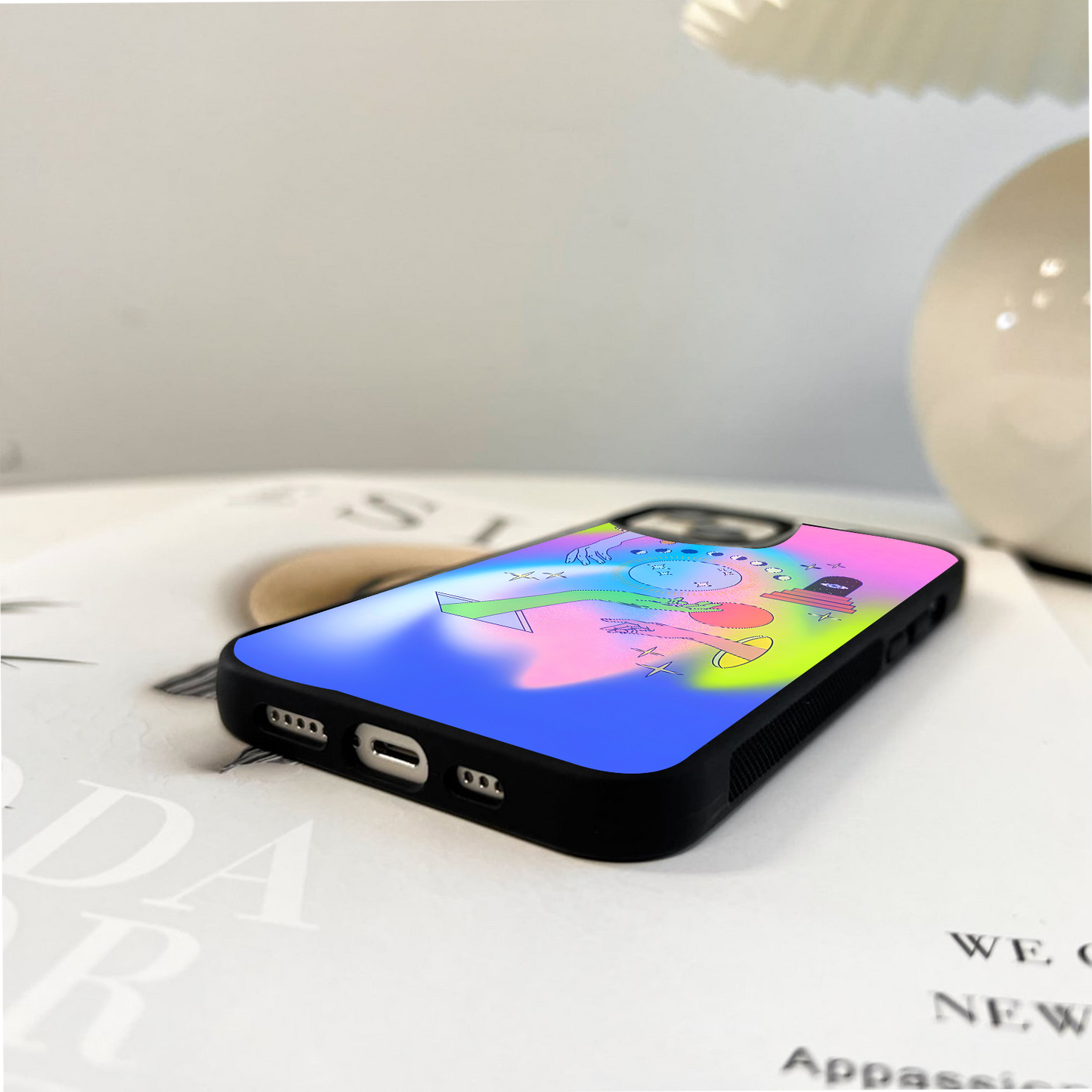 Galactic Hand Touch Glass Case