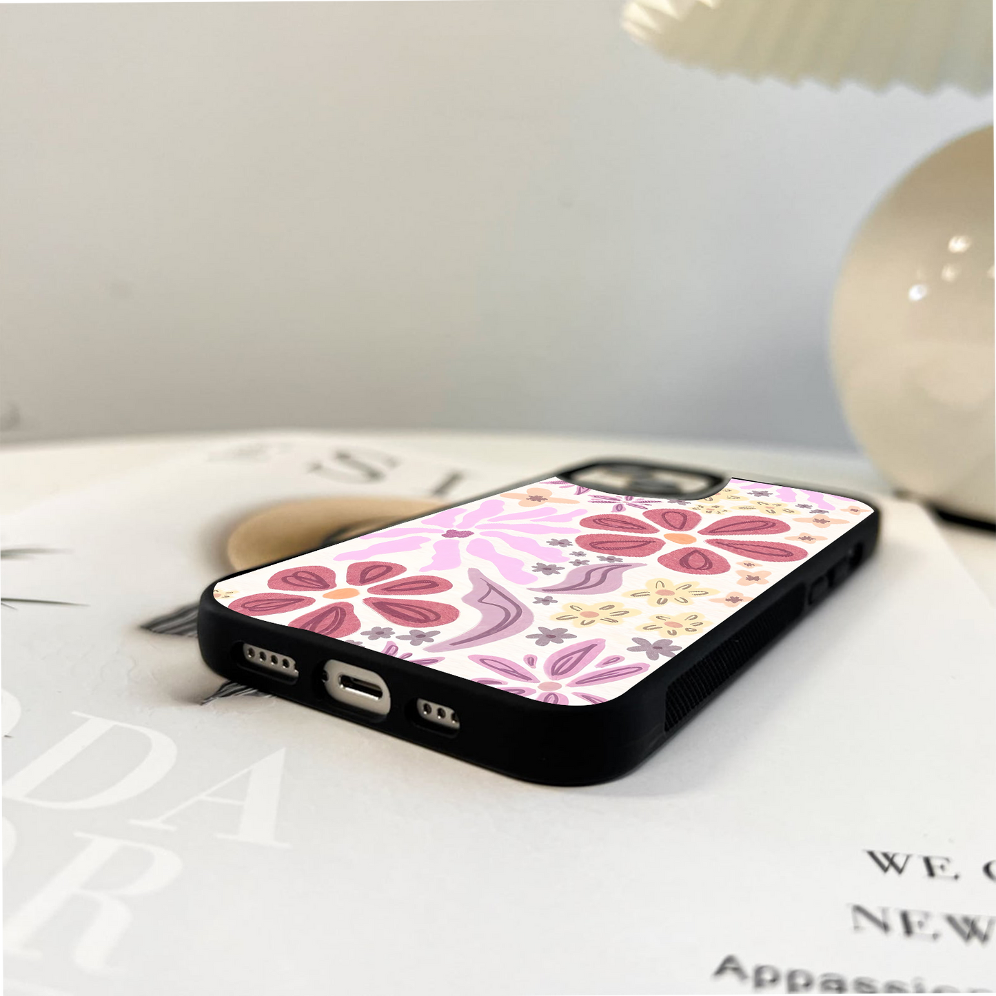 Retro Bloom Symphony Glass Case