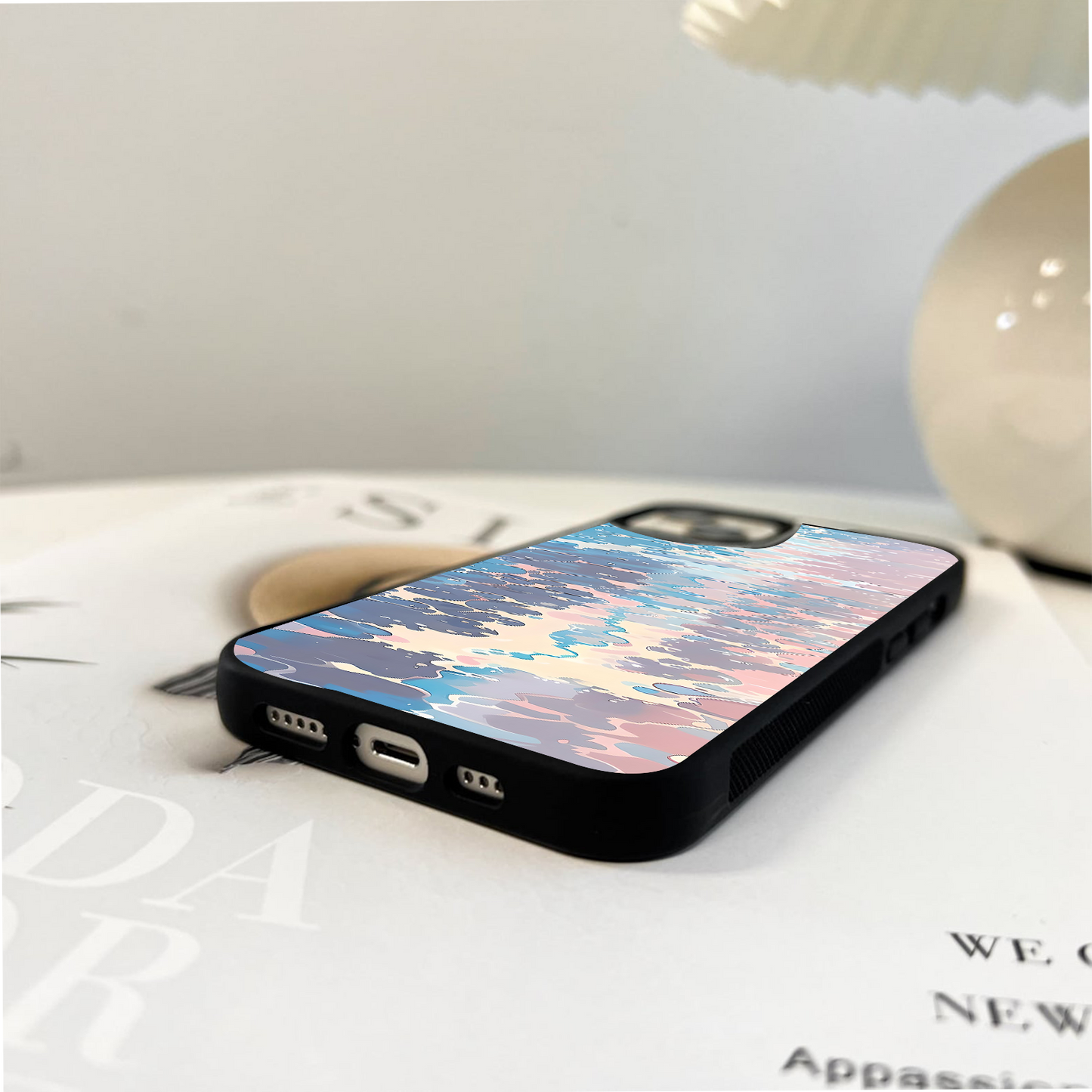 Cotton Candy Water Glass Case