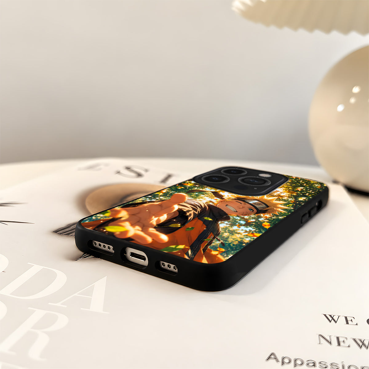 Naruto Golden Smile Glass Case