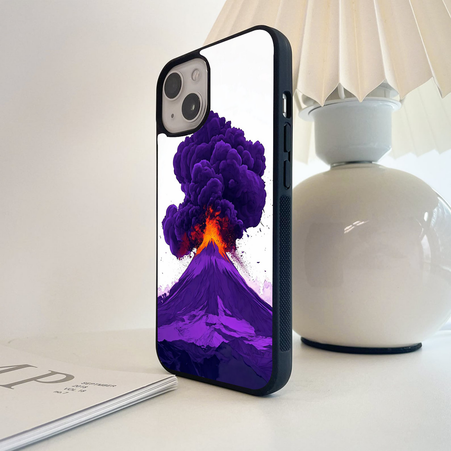 Violet Volcano Fury Glass Case