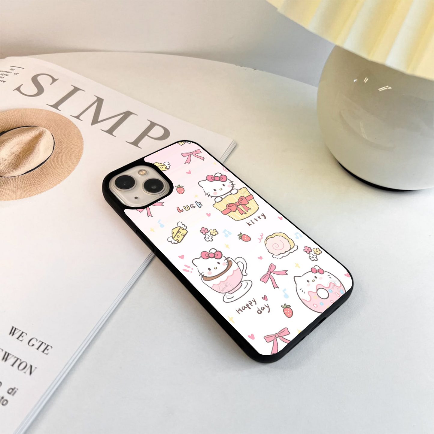 Hello Kitty Café Glass Case