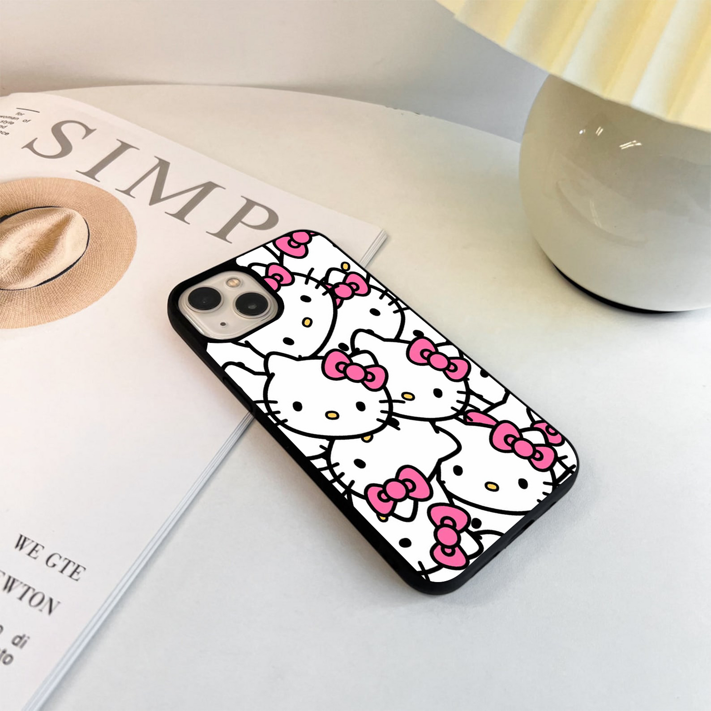 Hello Kitty Pink Aura Glass Case