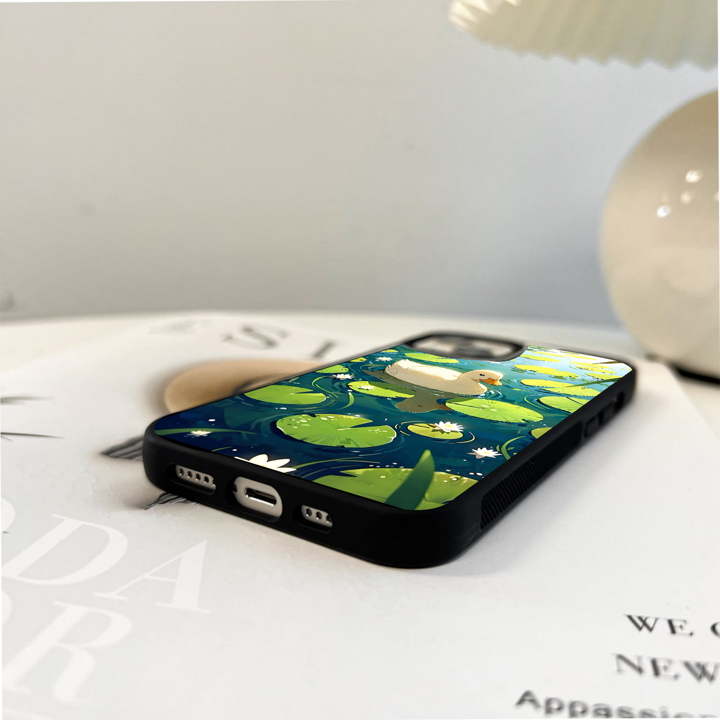 Serene Pond Wanderer Glass Case