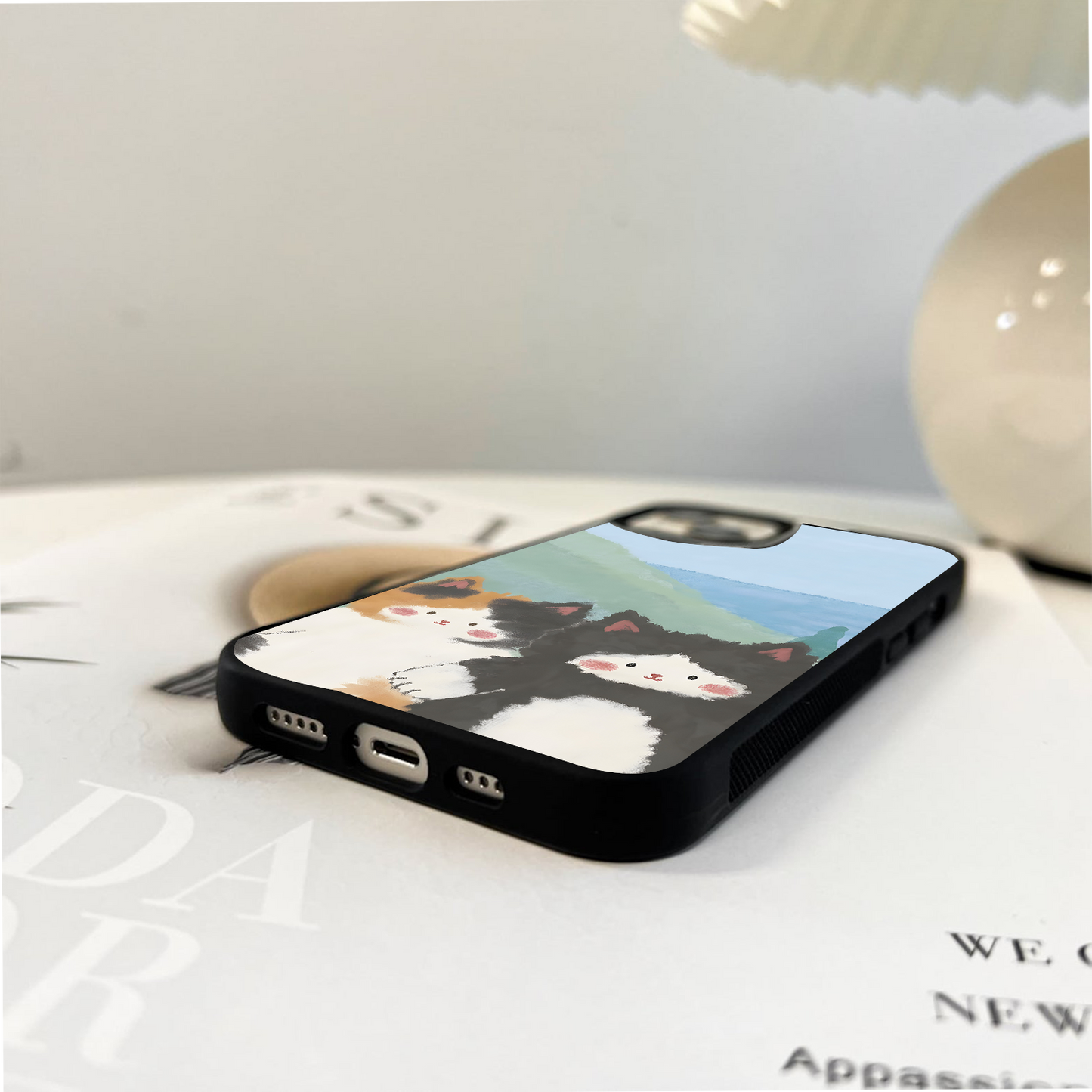 Puffy Pals Forever Glass Case