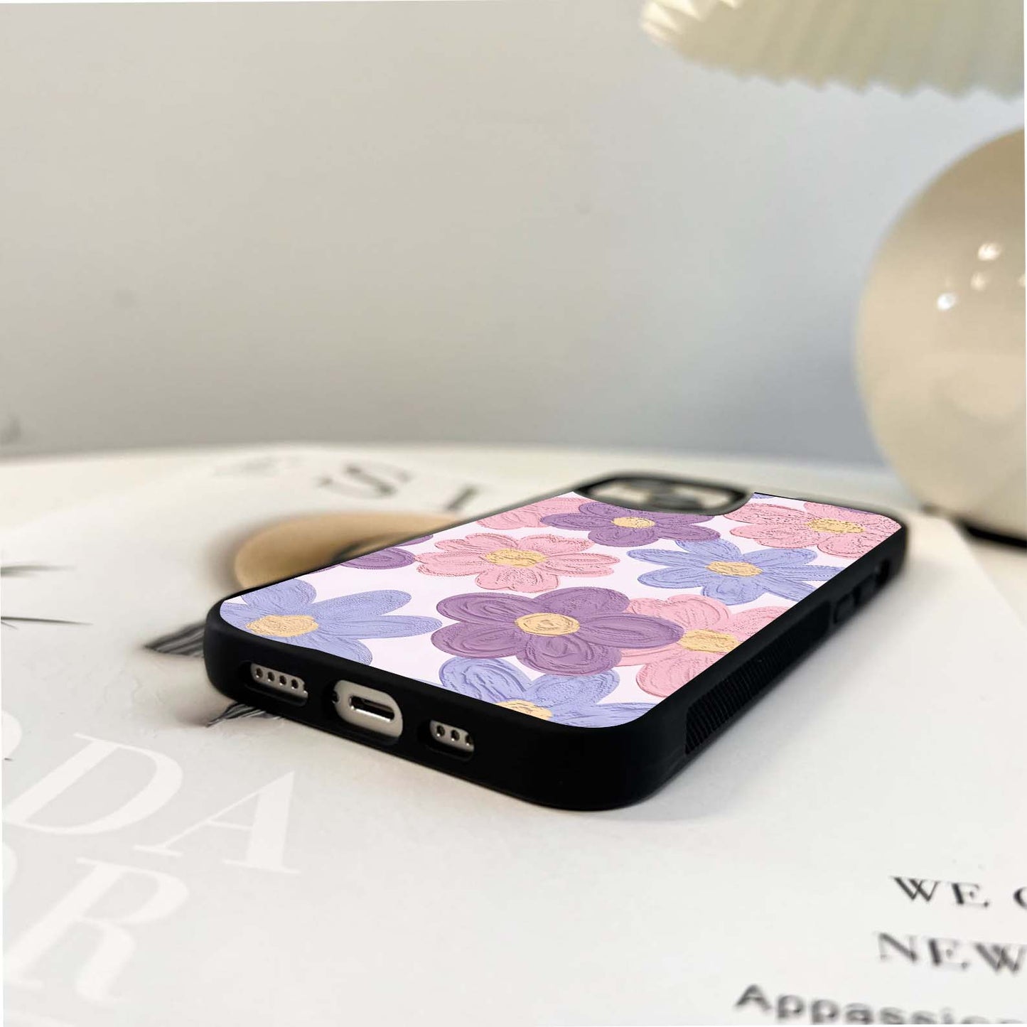 Pastel Petal Paradise Glass Case