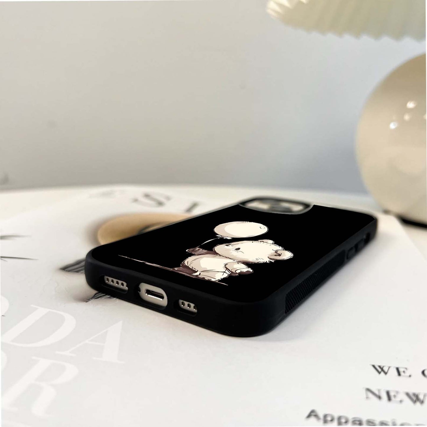 Balloon Bear Dreams Glass Case