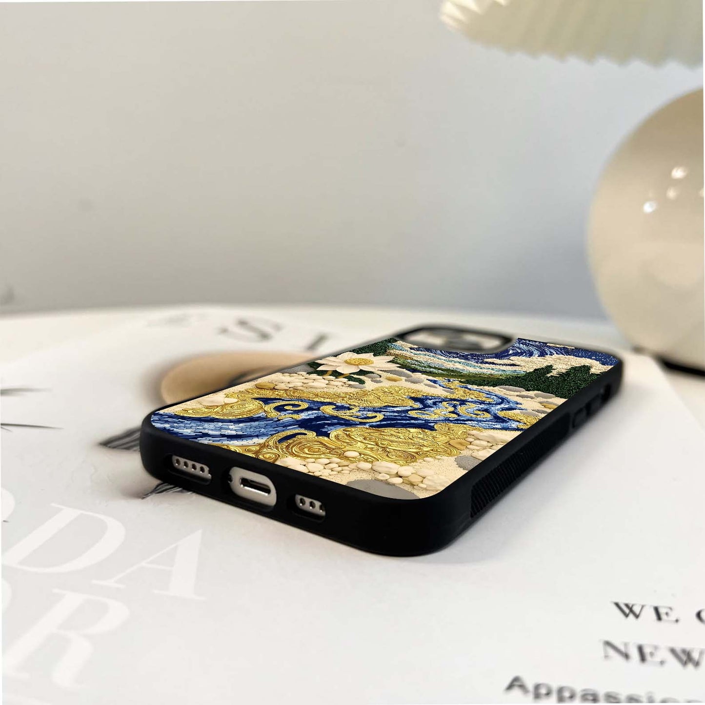 Golden River Sky Glass Case