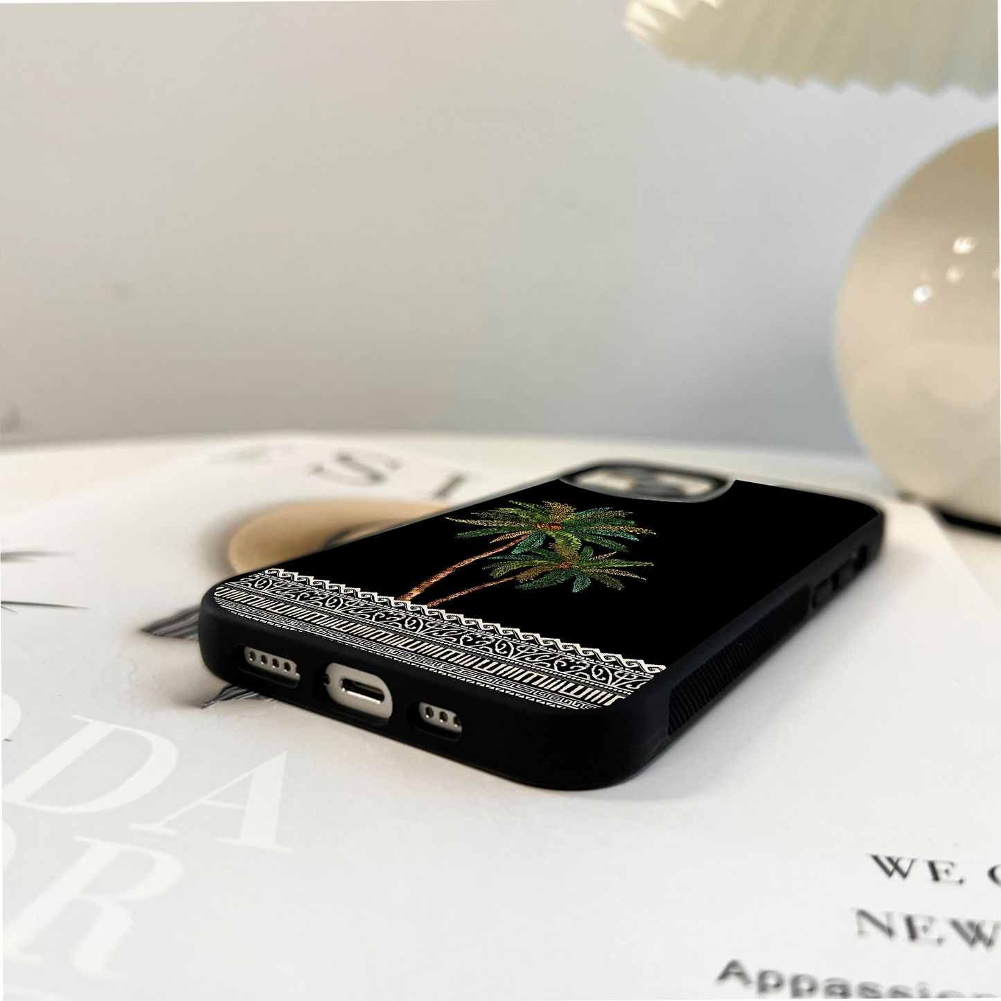 Palm Island Charm Glass Case