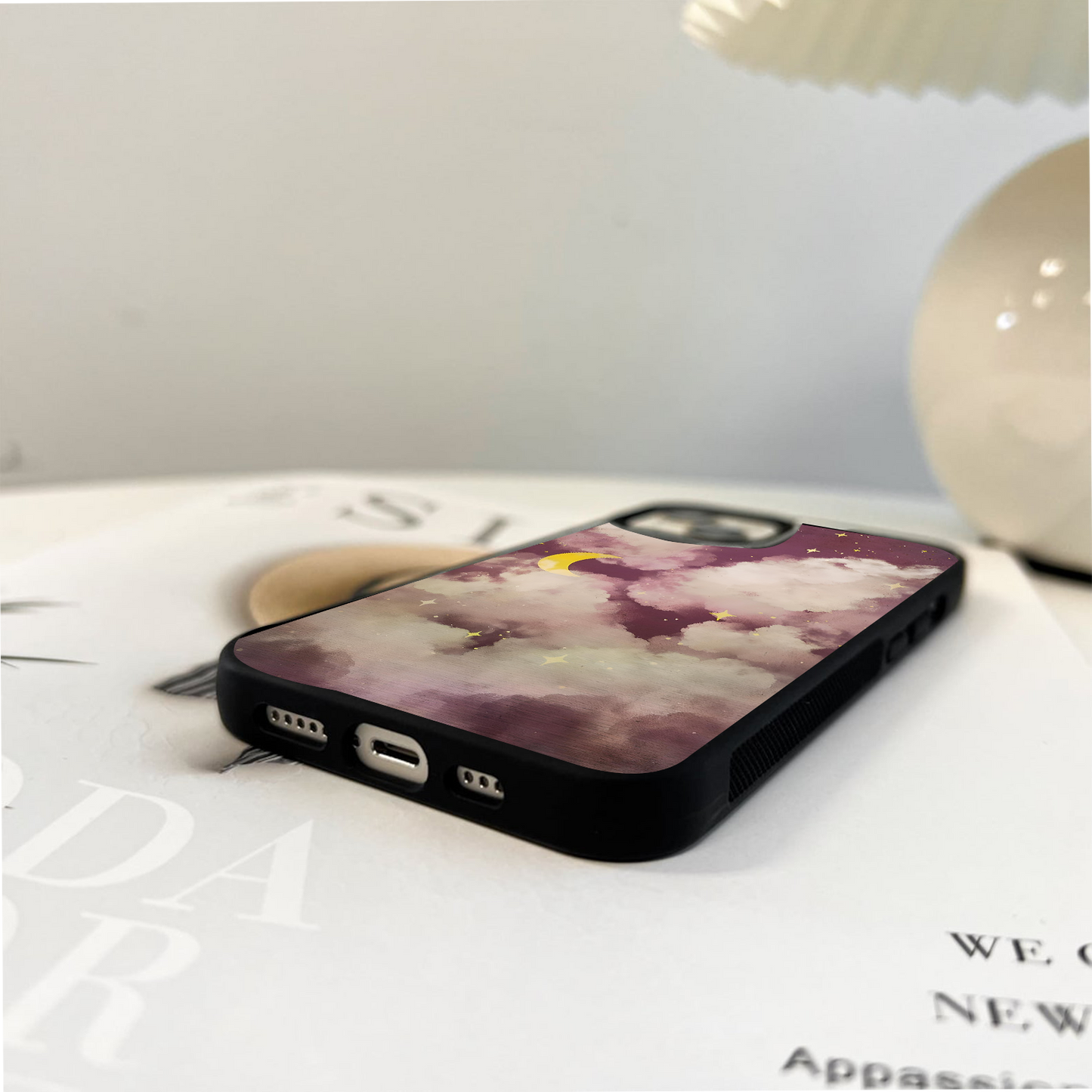 Lavender Sky Drift Glass Case