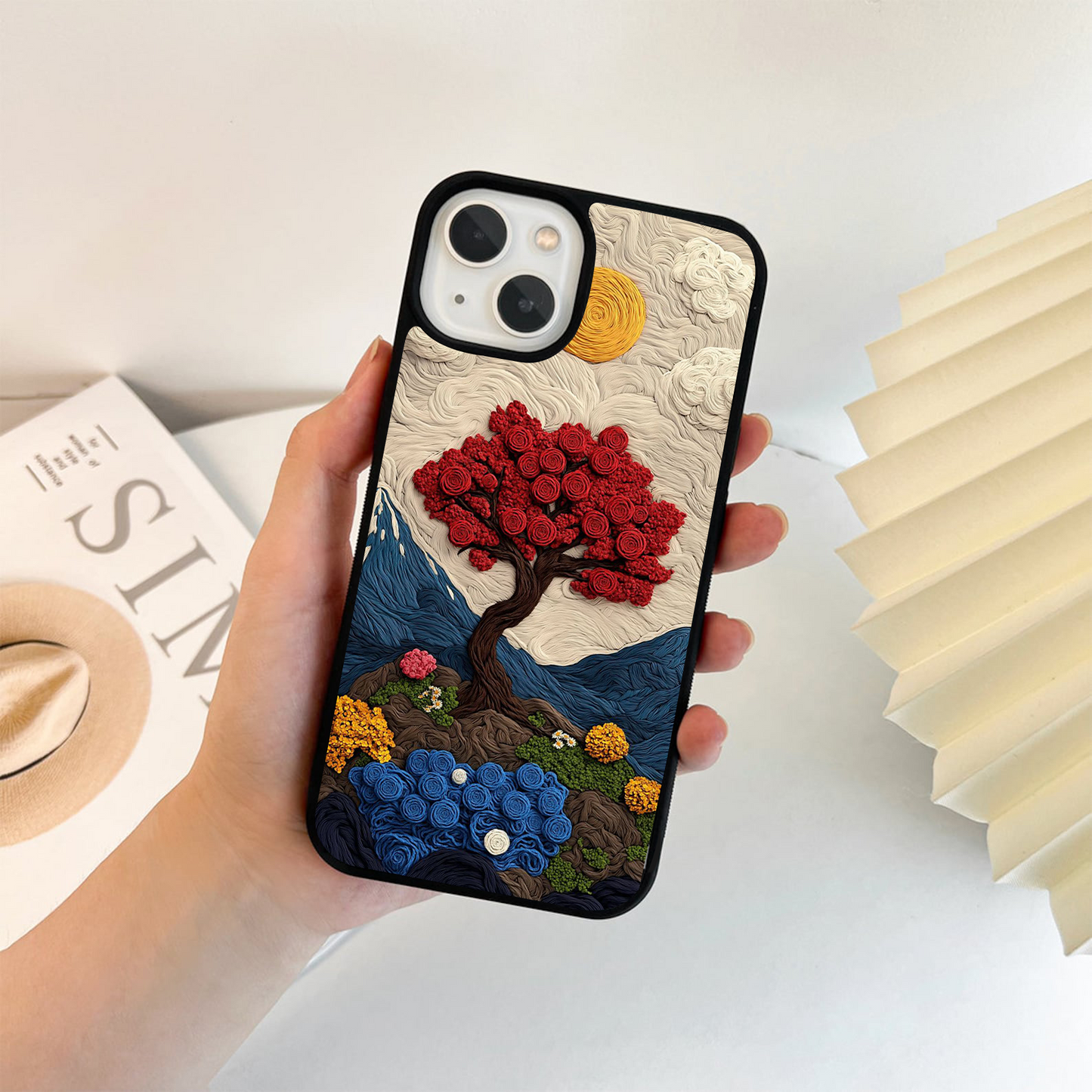 Eternal Nature Tapestry Glass Case