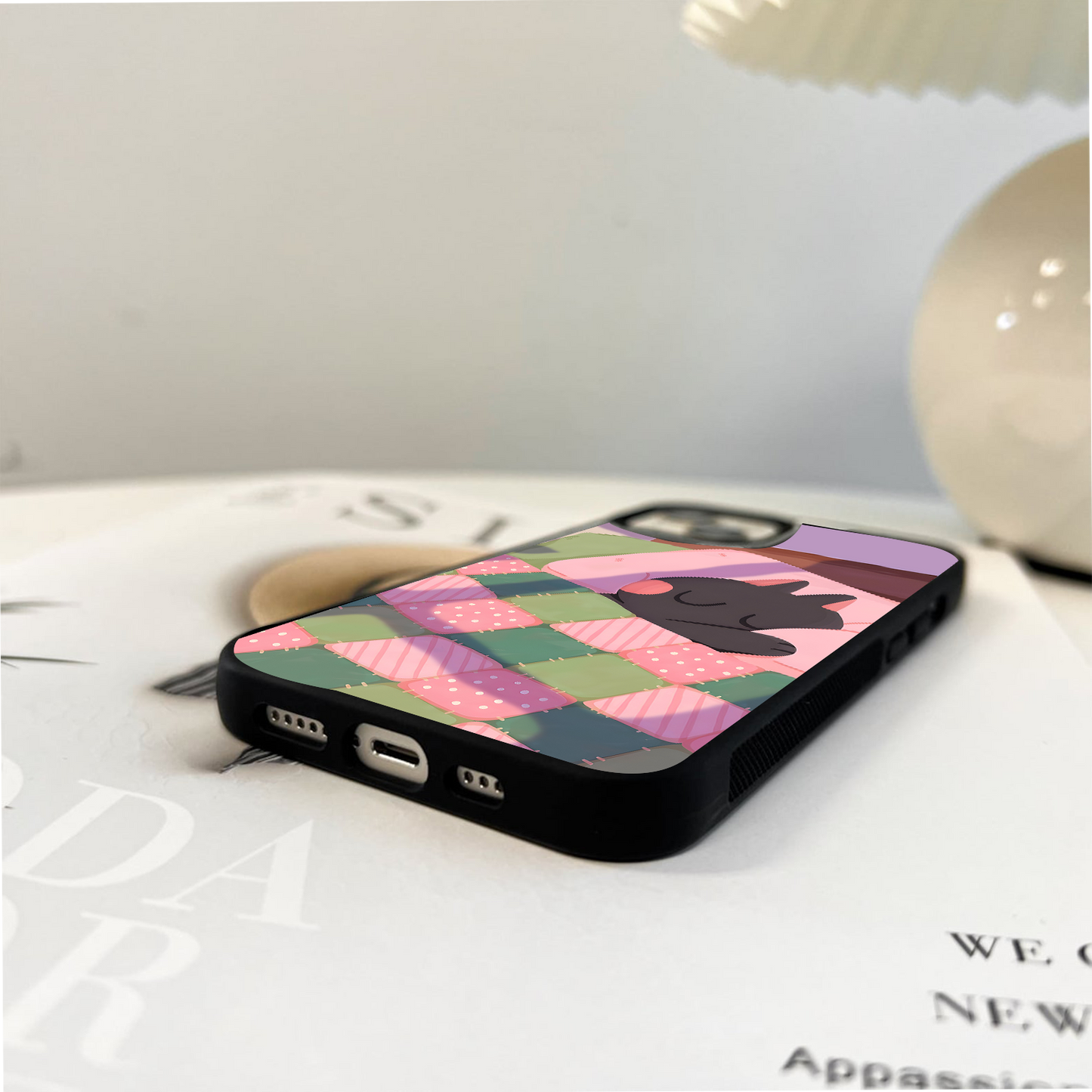 Snuggle Me Softly Glass Case