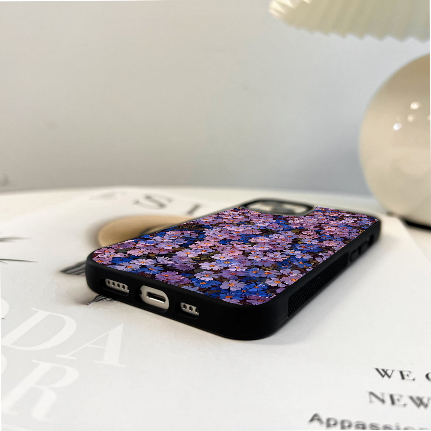 Dreamy Bloom Mix Glass Case