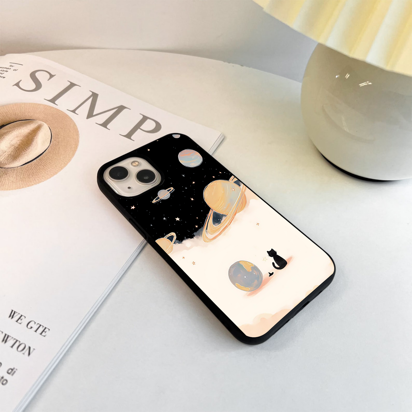 Cosmic Cat Dream Glass Case