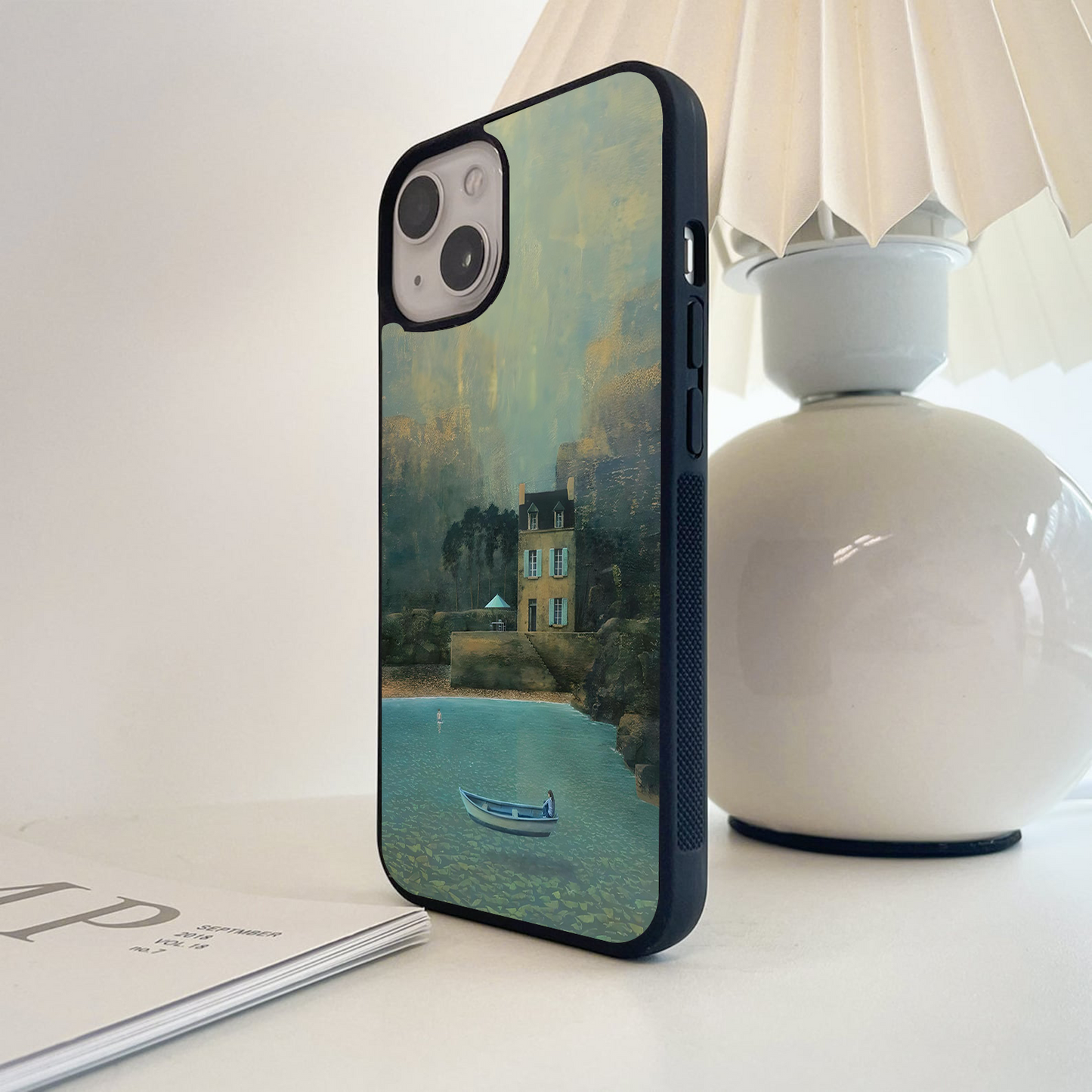 House Beside Drift Glass Case