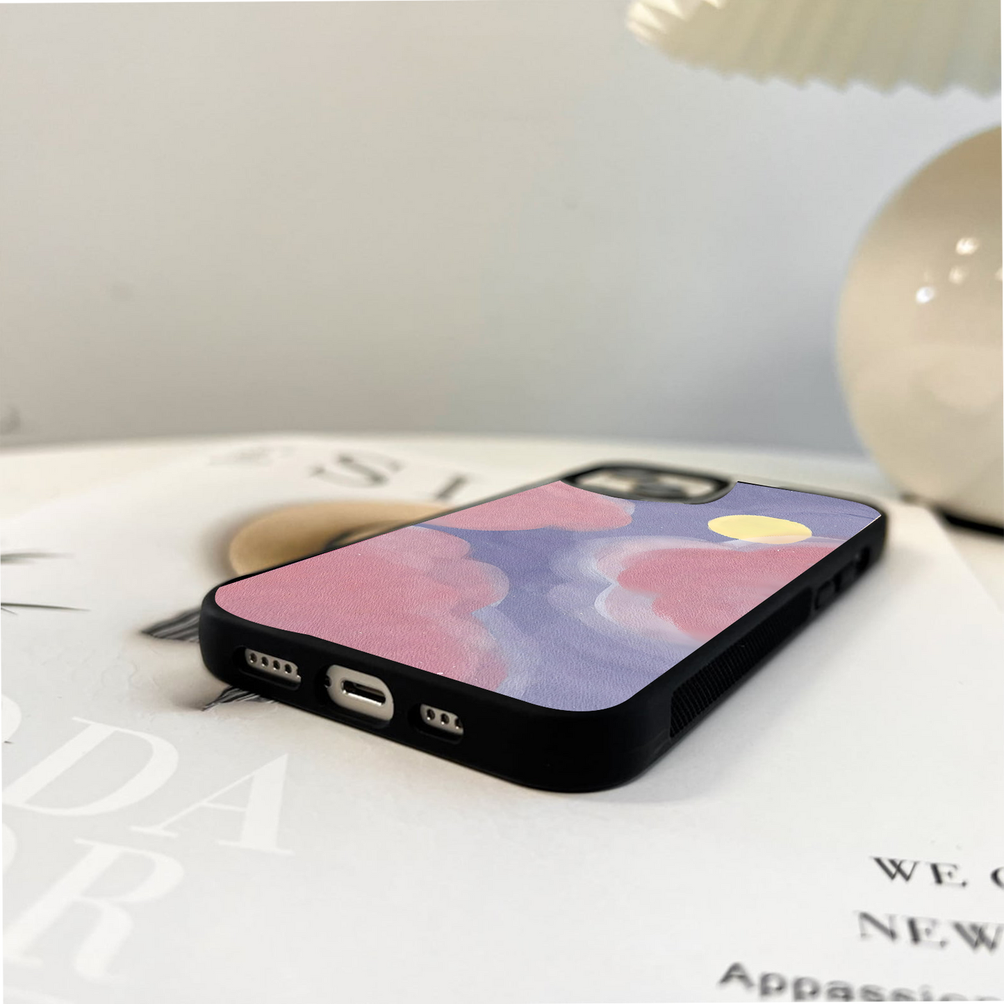 Dreamy Cloud Moonlight Glass Case