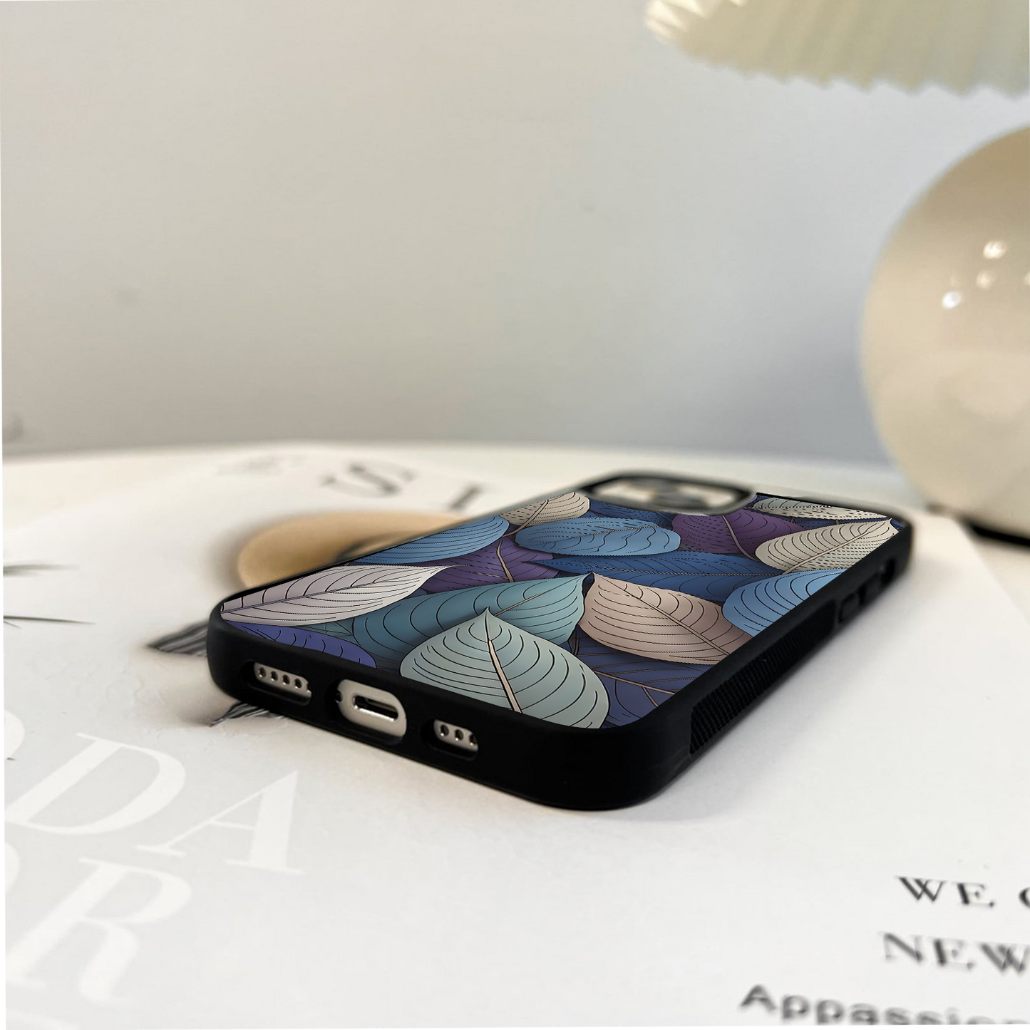 Mystic Leaf Harmony Glass Case