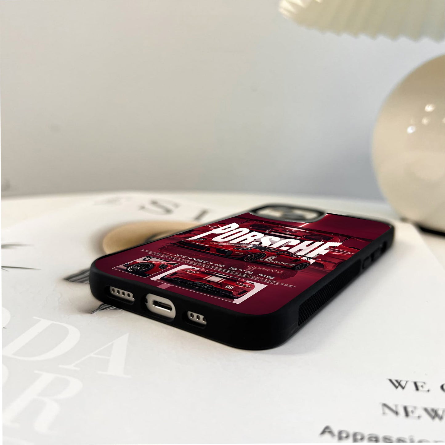 Porsche Crimson GT3 Glass Case