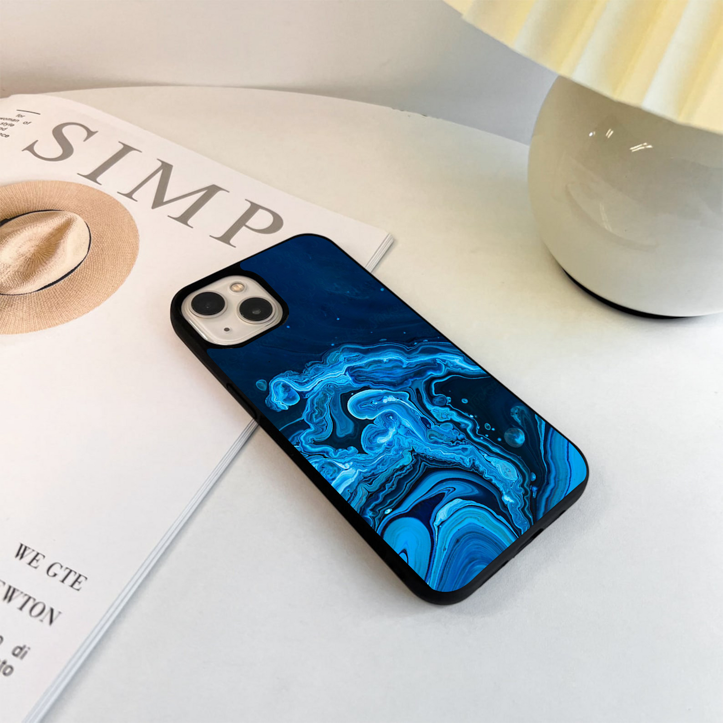 Cosmic Water Flow Glass Case