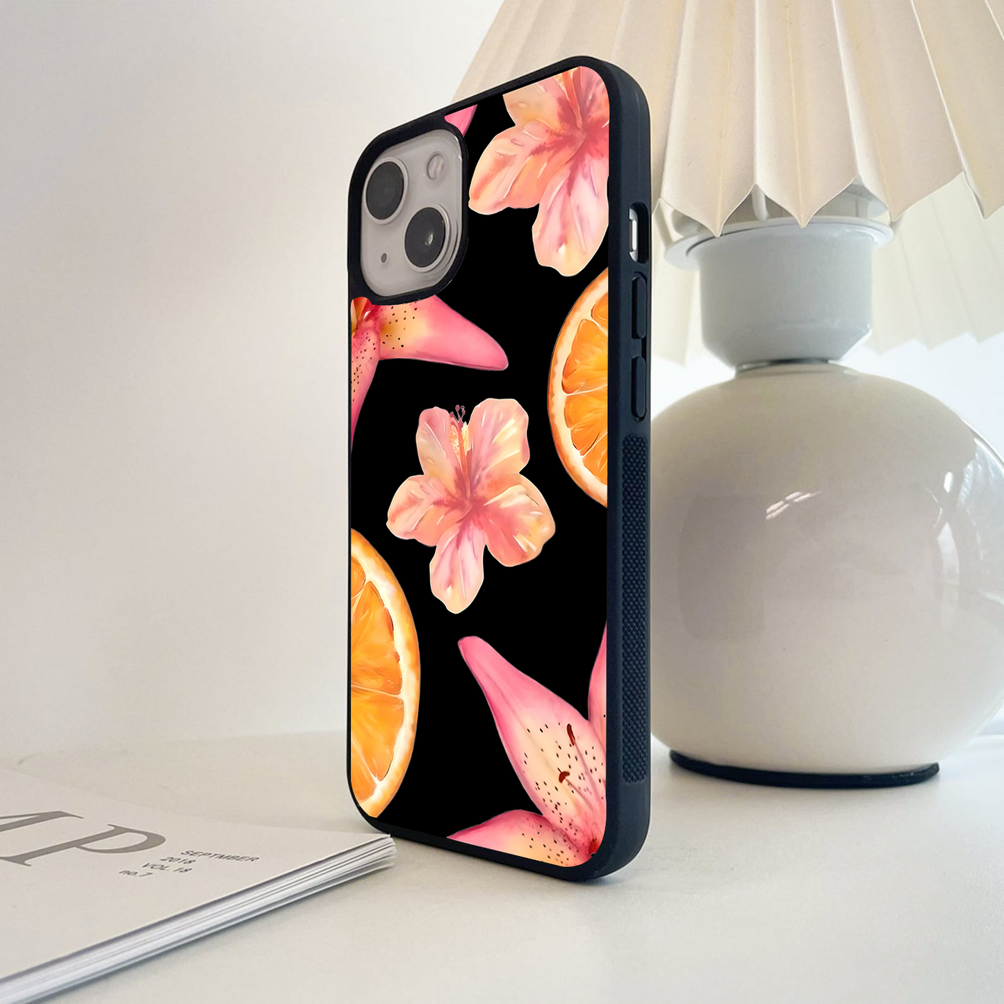 Hibiscus Citrus Radiance Glass Case
