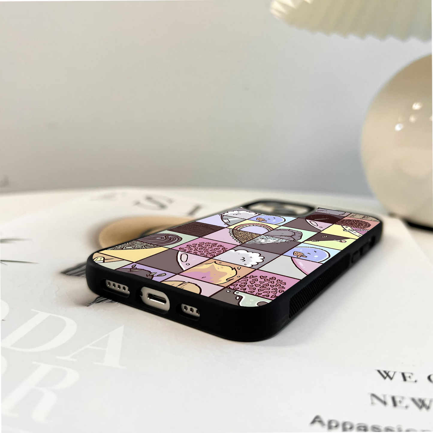 Pixel Planet Puzzle Glass Case