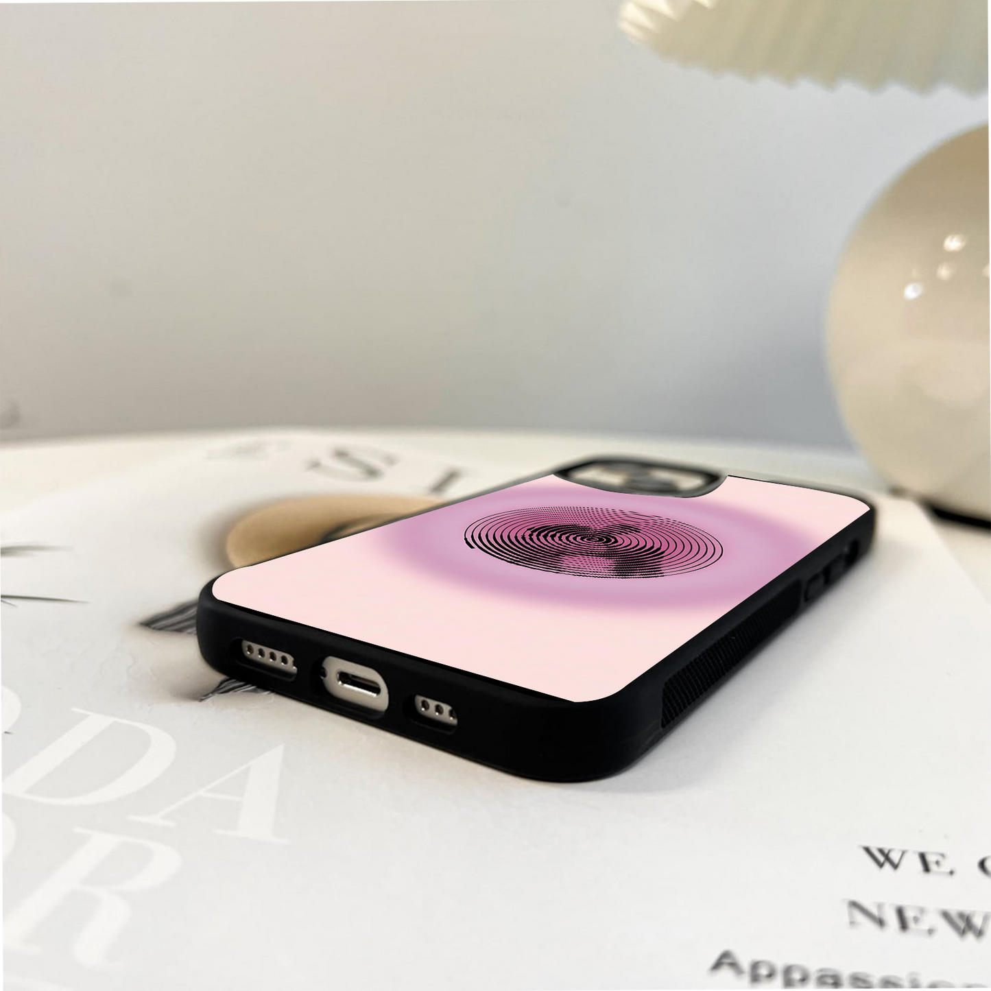 Spiral Illusion Vibe Glass Case