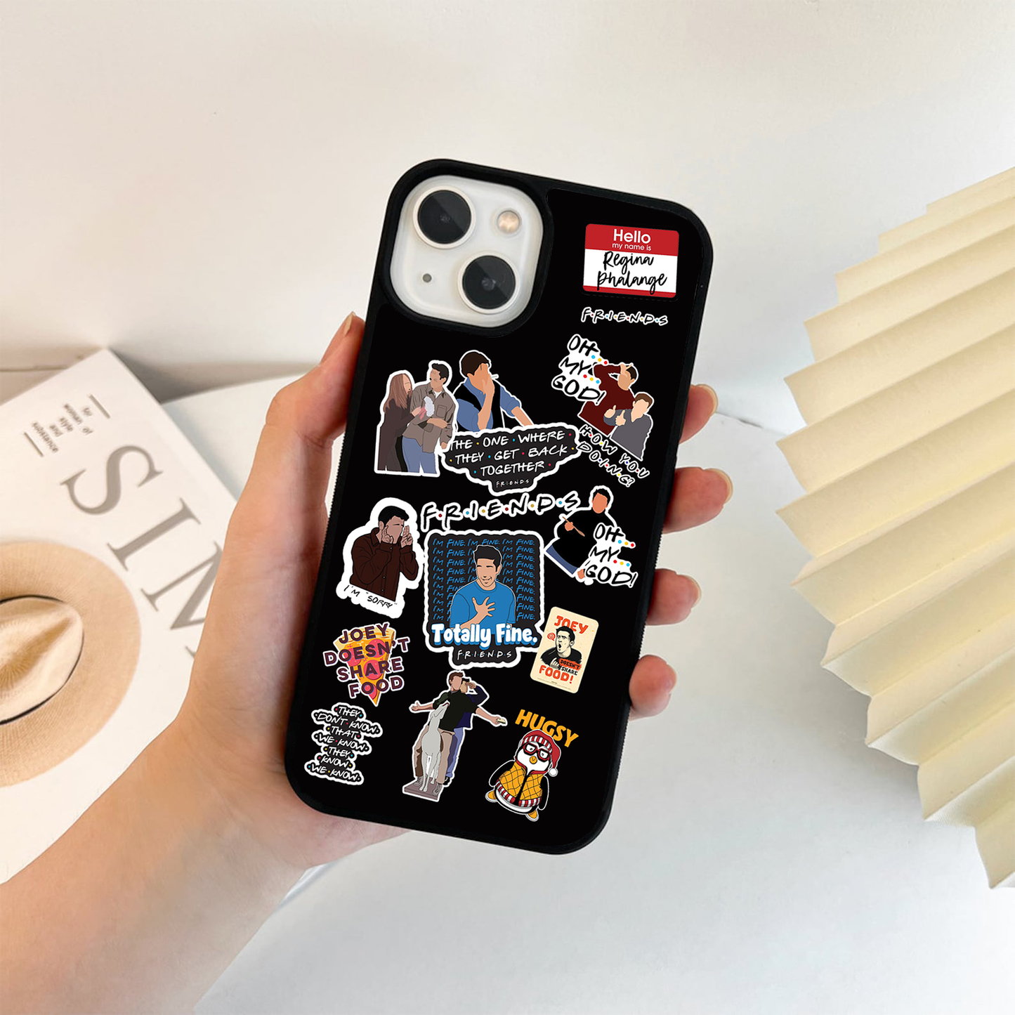 Friends Quote Storm Glass case