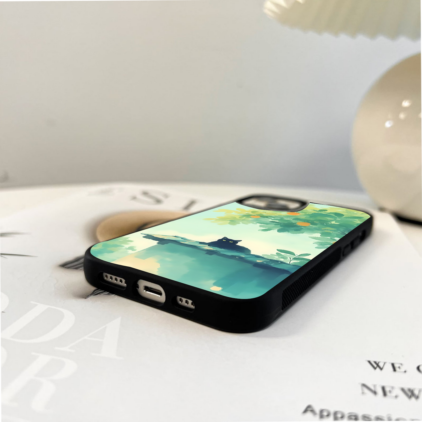 Midday Cat Dreams Glass Case