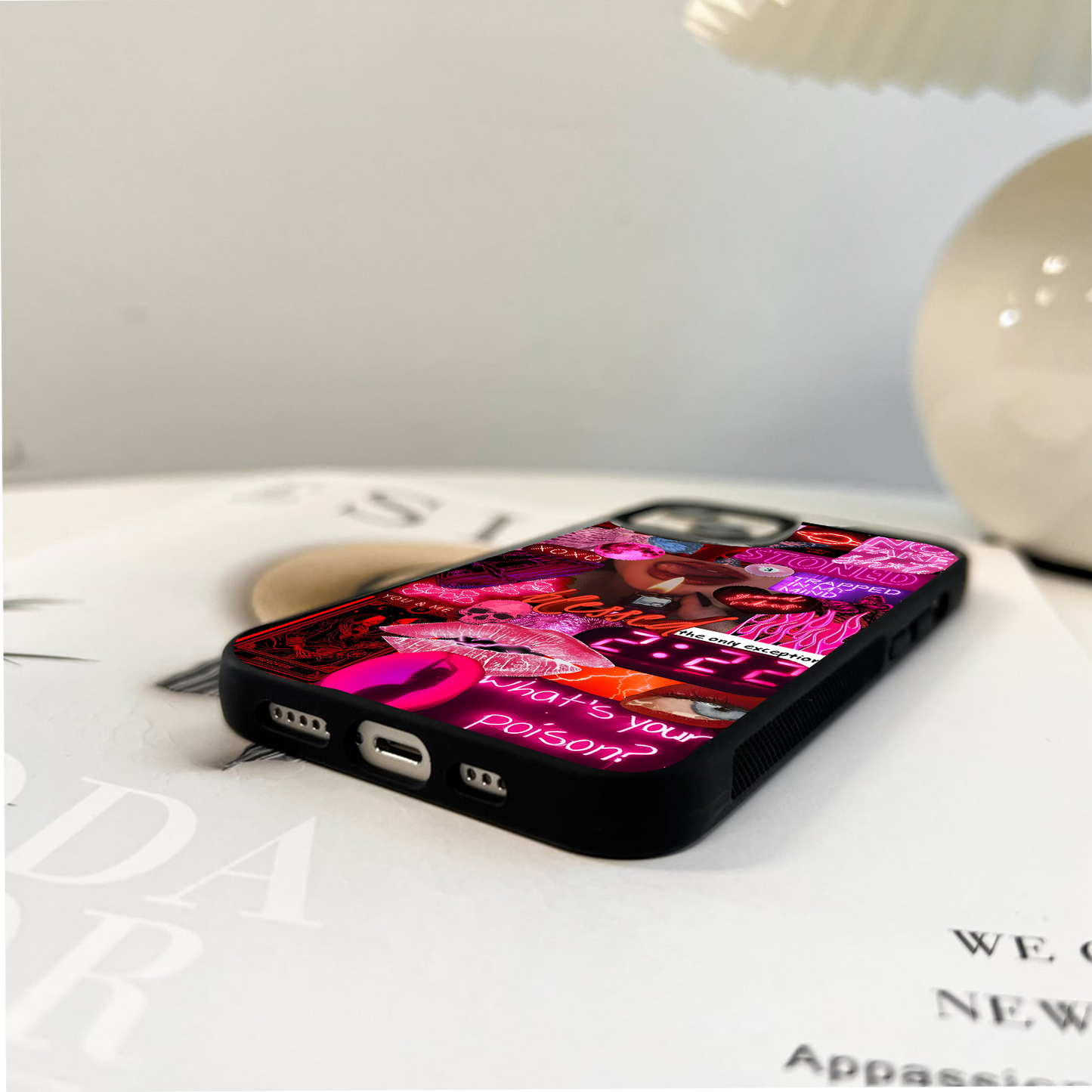 Neon Rebel Vibe Glass Case