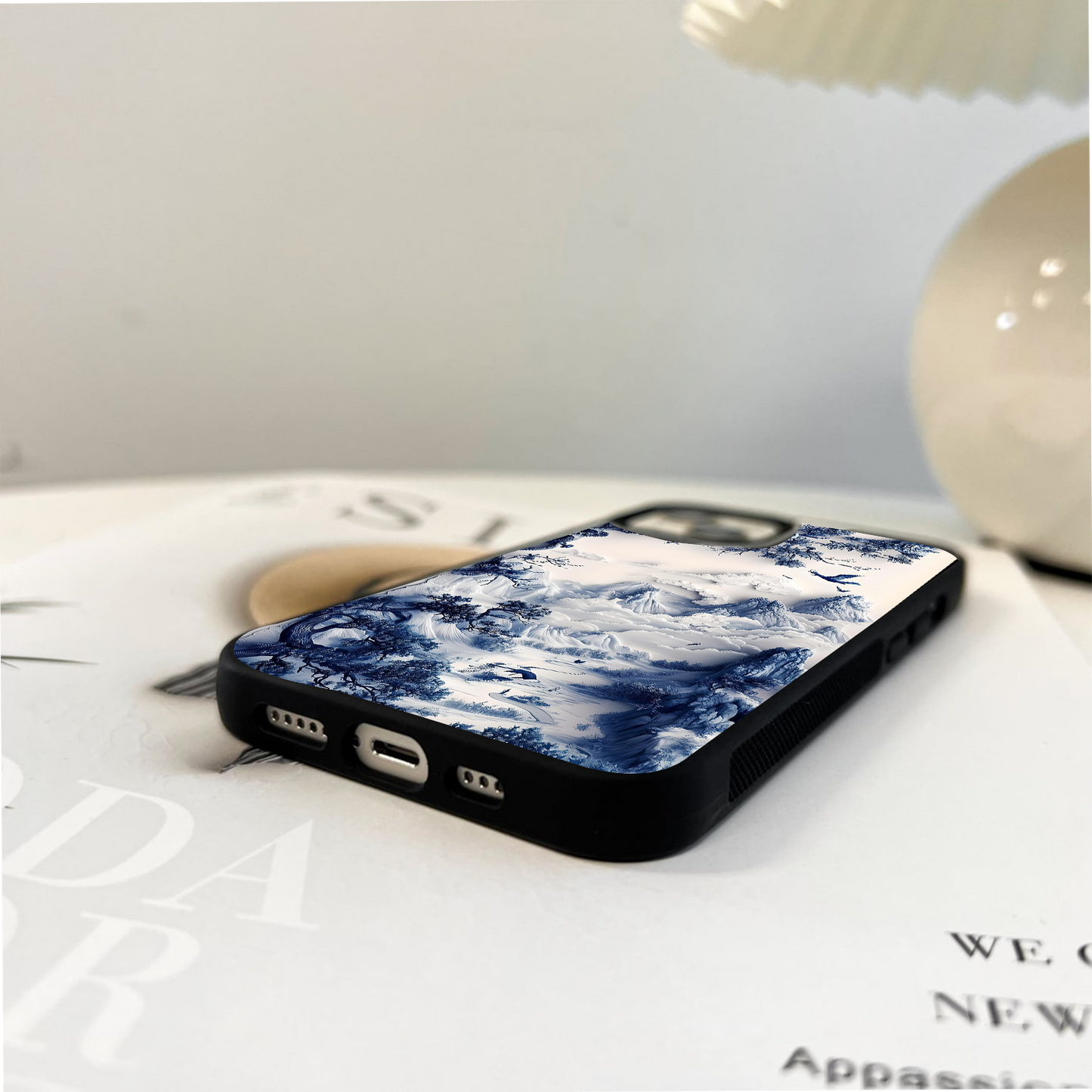 Frozen Bloom Trail Glass Case