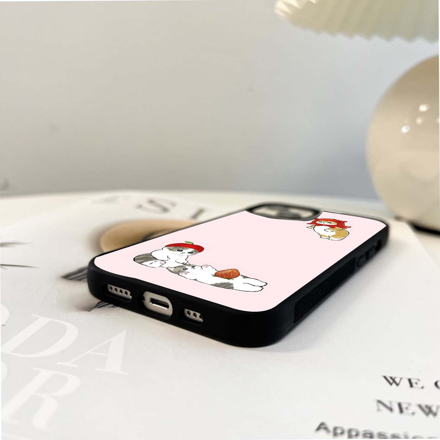 Cat Playtime Glass Case