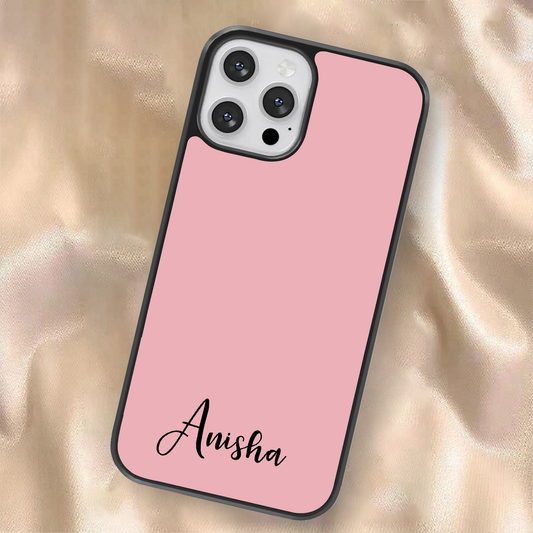 Candy Color Custom Name Glass Case